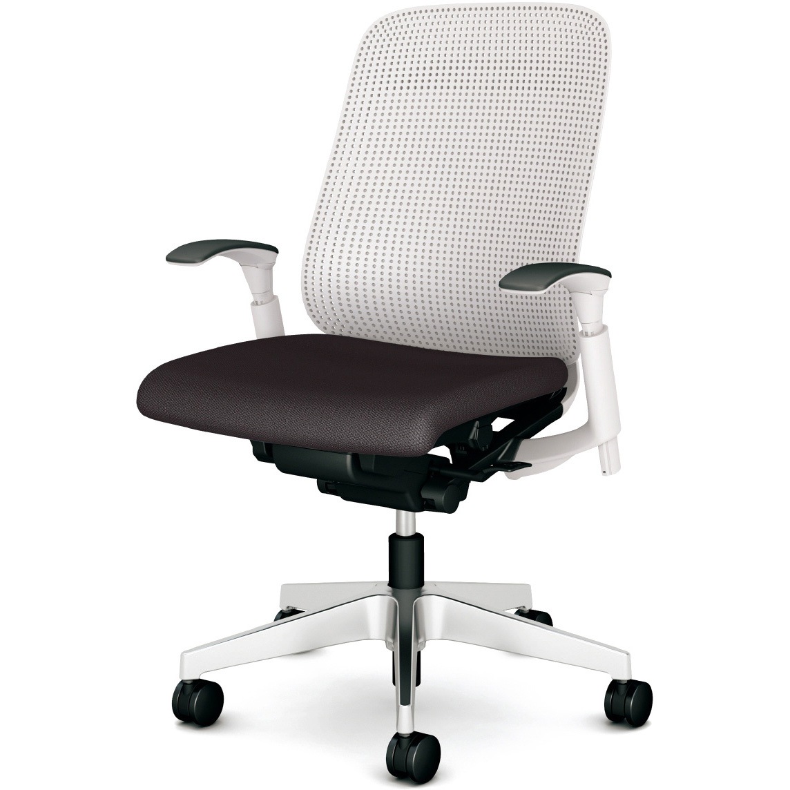 KD-RN01SKL DG チェア Rena アルミ脚 可動肘 プラス[家具] ハイバック   KD-RN01SKL DG