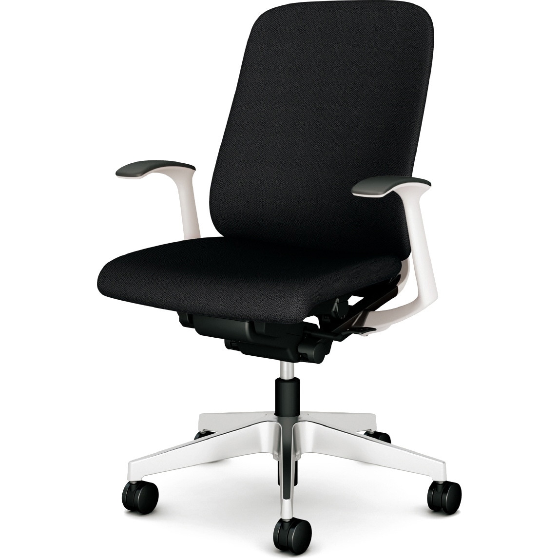 KB-RN03SKL BK チェア Rena アルミ脚 固定肘 プラス[家具] クッション   KB-RN03SKL BK