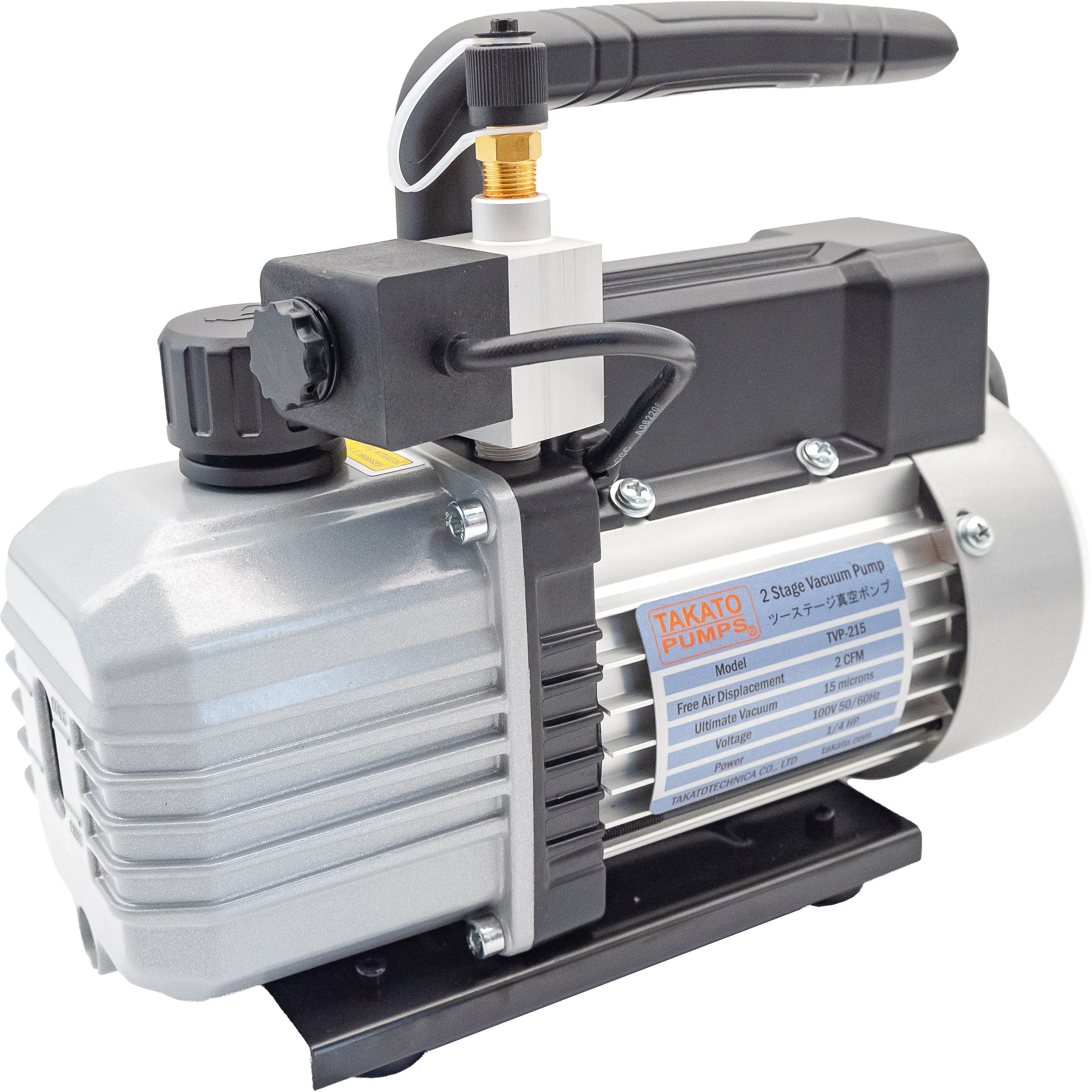 TVP-215 ツーステージ真空ポンプ 逆止弁付 1台 タカトテクニカ 【通販