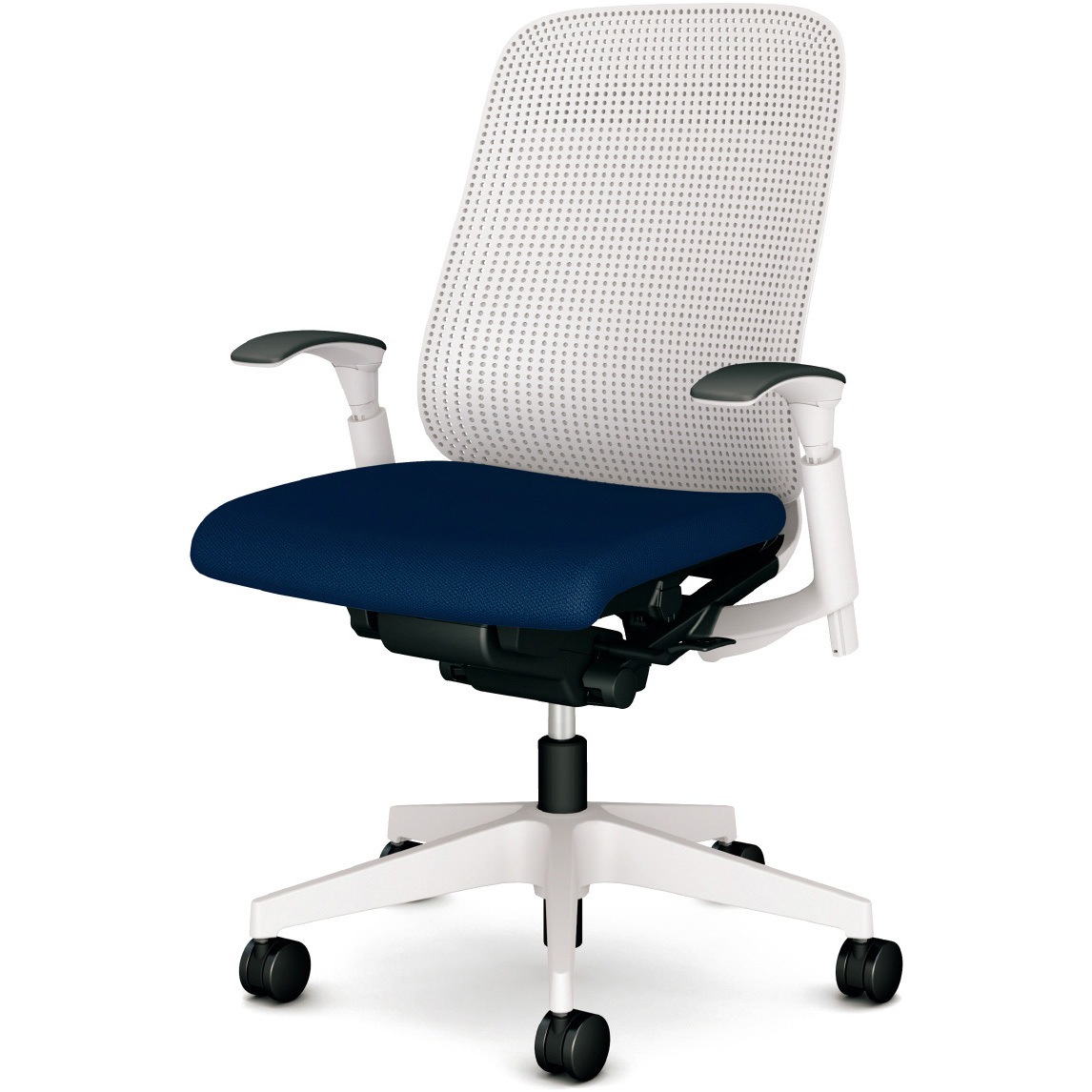 KD-RN00SKL DB チェア Rena 樹脂脚 可動肘 プラス[家具] 樹脂シェル   KD-RN00SKL DB