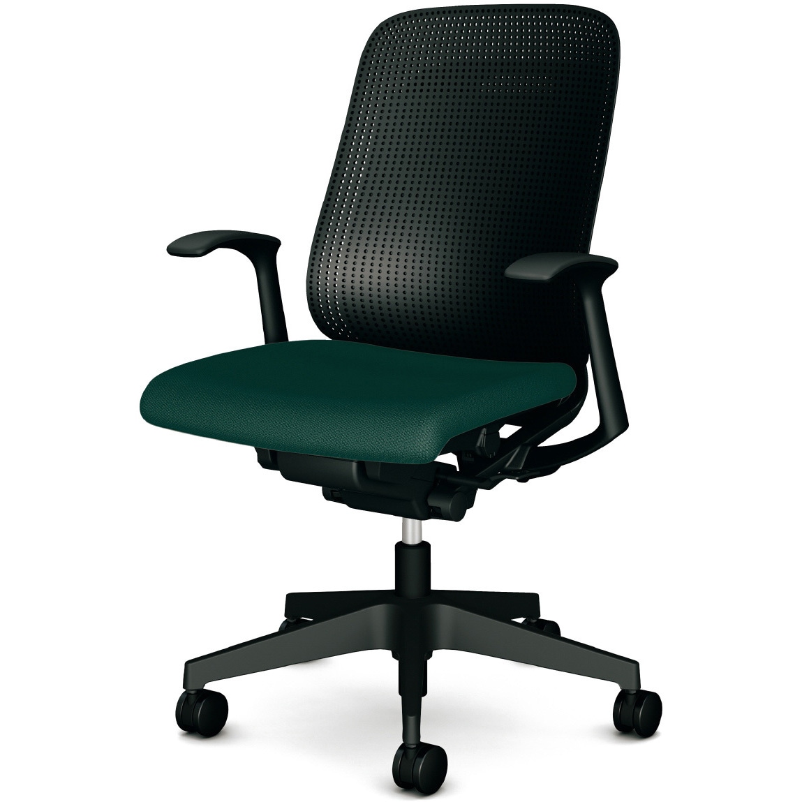 KB-RN60SKL UG チェア Rena 樹脂脚 固定肘 プラス[家具] 樹脂シェル   KB-RN60SKL UG