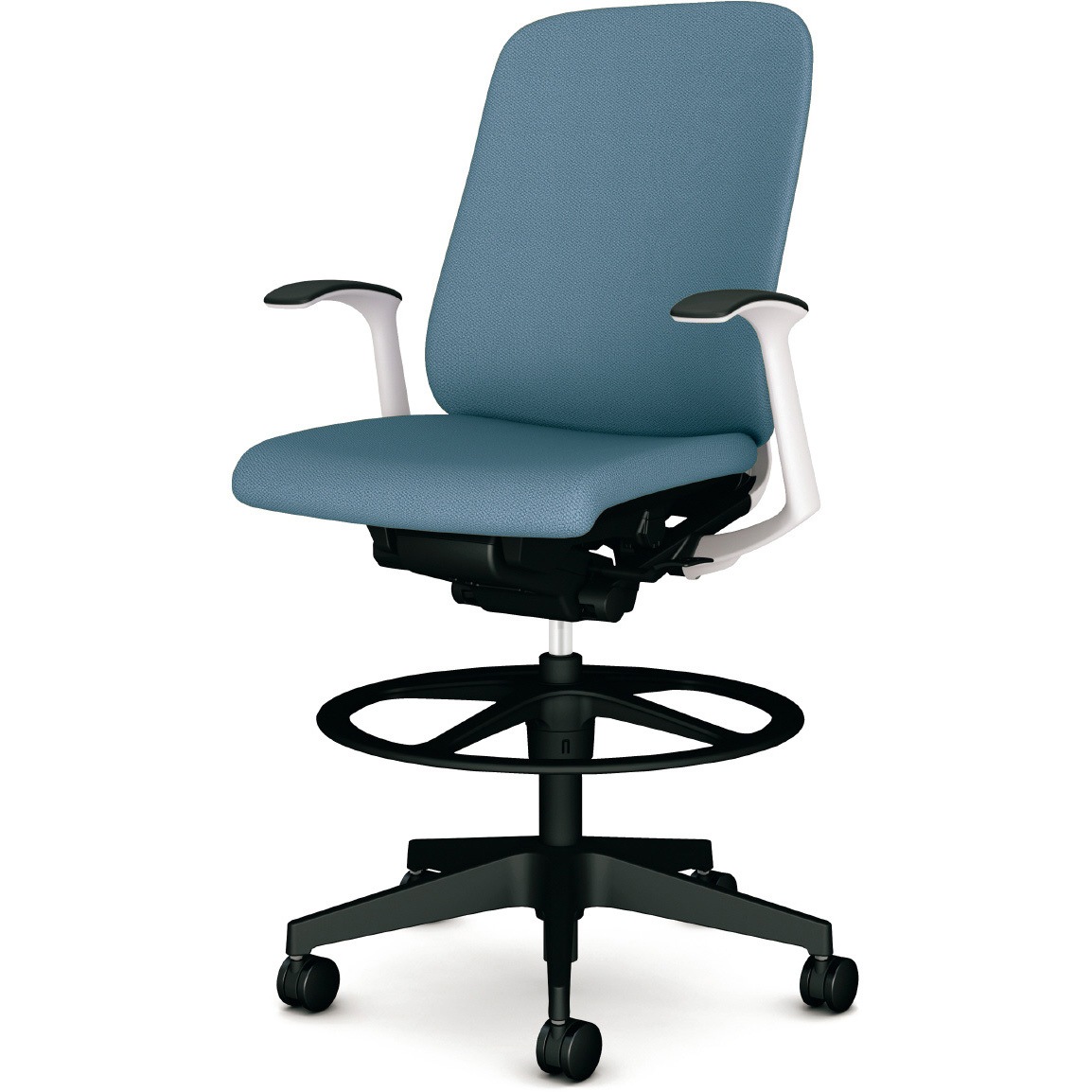 KB-RN06SKL BL チェア Rena ハイタイプ 樹脂脚 固定肘 プラス[家具] クッション   KB-RN06SKL BL