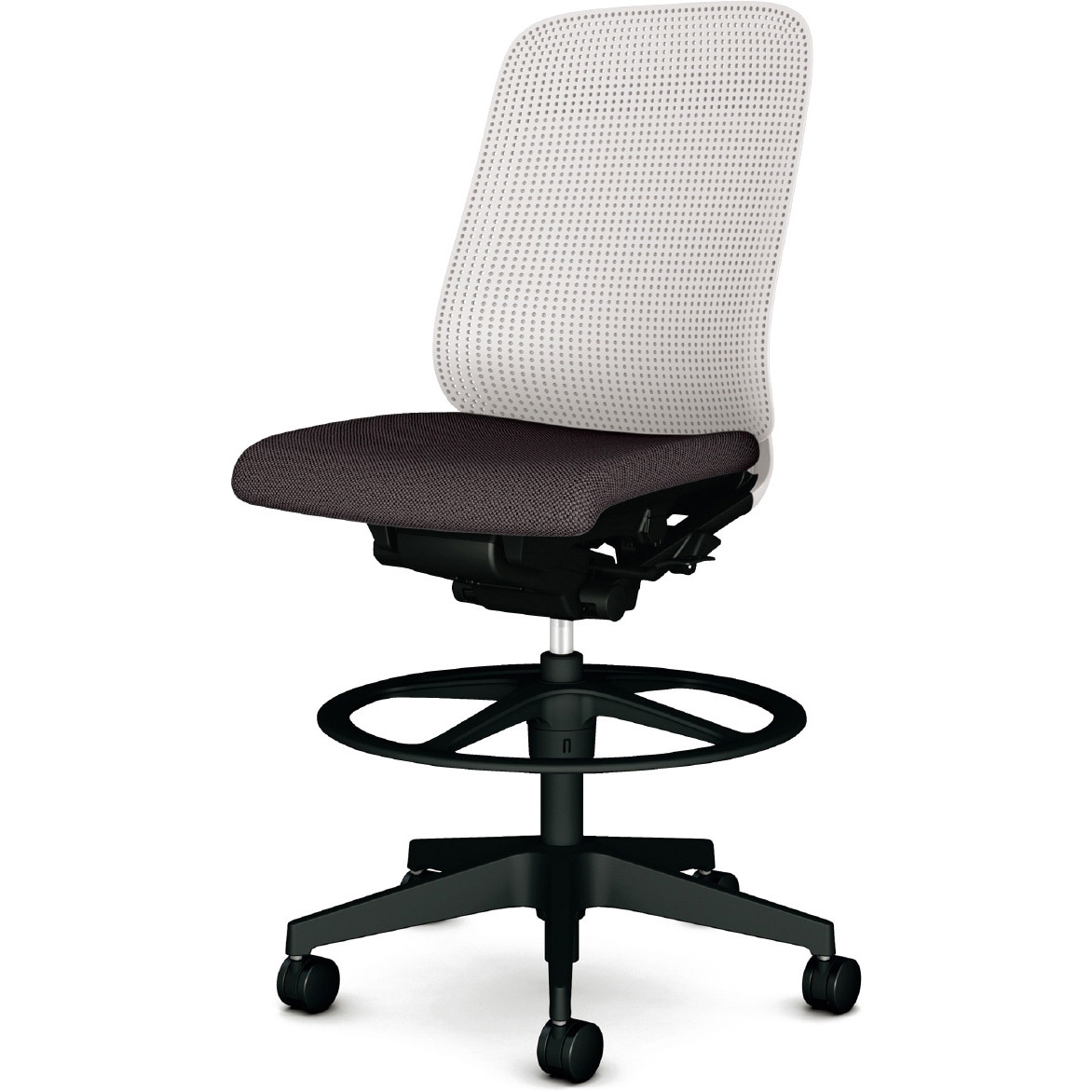 KC-RN05SKL DG チェア Rena ハイタイプ 樹脂脚 肘なし プラス[家具] 樹脂シェル   KC-RN05SKL DG