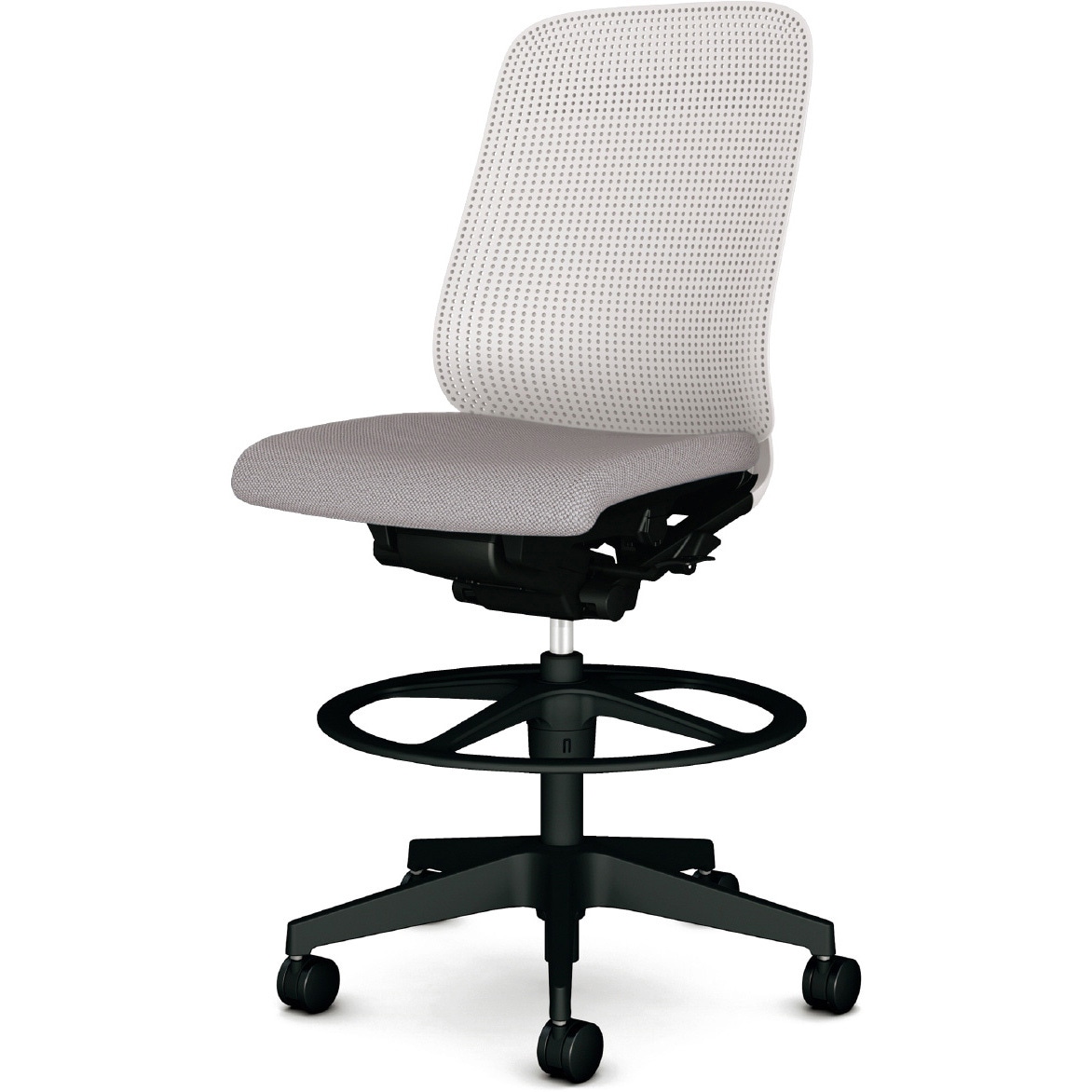 KC-RN05SKL LG チェア Rena ハイタイプ 樹脂脚 肘なし プラス[家具] 樹脂シェル   KC-RN05SKL LG