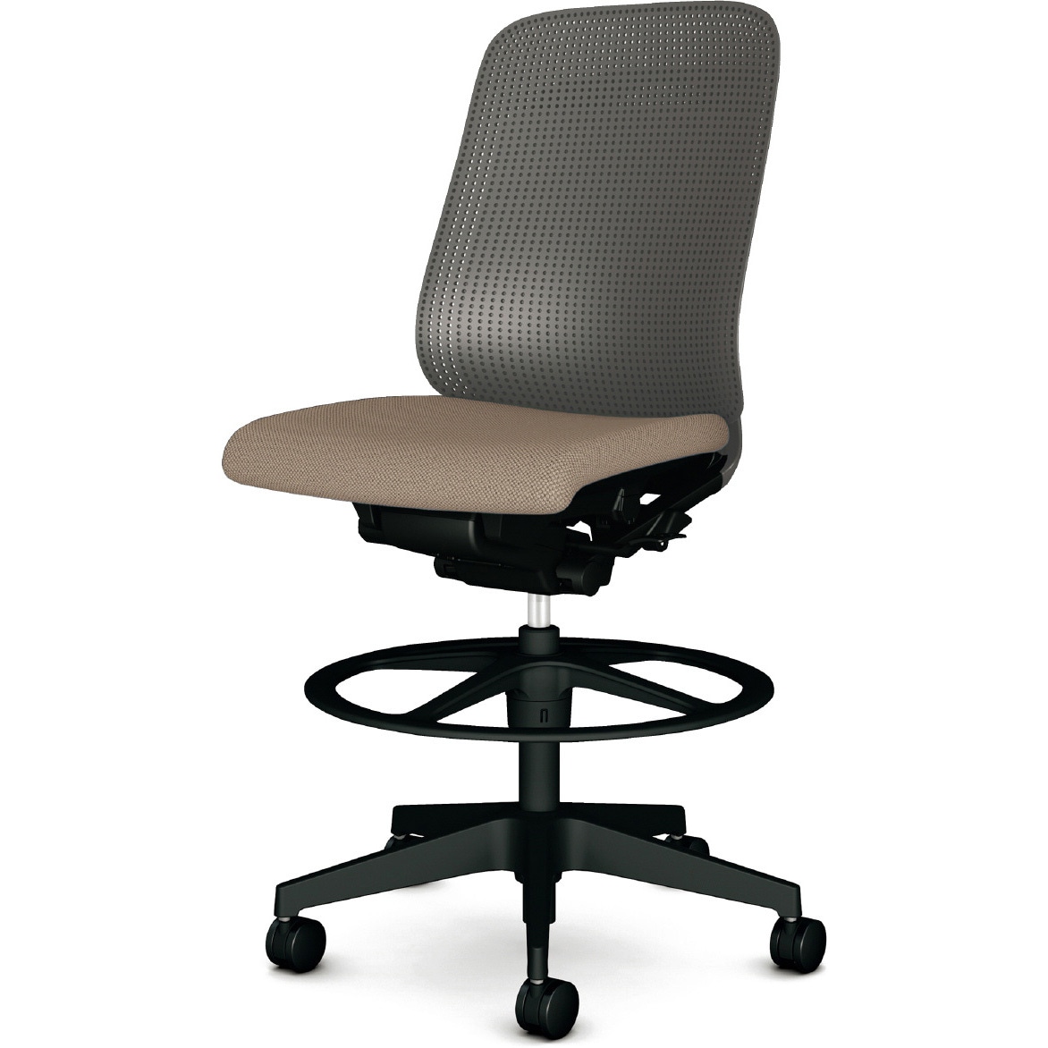 KC-RN65SKL WG チェア Rena ハイタイプ 樹脂脚 肘なし プラス[家具] 樹脂シェル   KC-RN65SKL WG