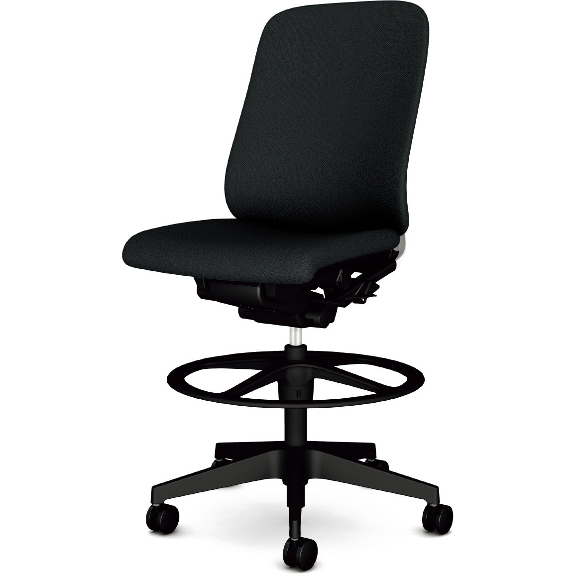 KC-RN56SKL BK チェア Rena ハイタイプ 樹脂脚 肘なし プラス[家具] クッション   KC-RN56SKL BK