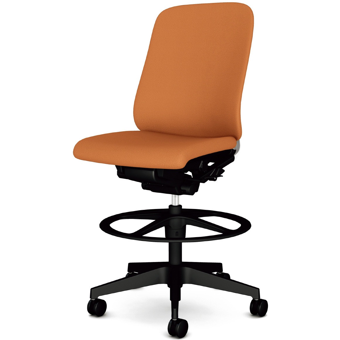 KC-RN56SKL OR チェア Rena ハイタイプ 樹脂脚 肘なし プラス[家具] クッション   KC-RN56SKL OR