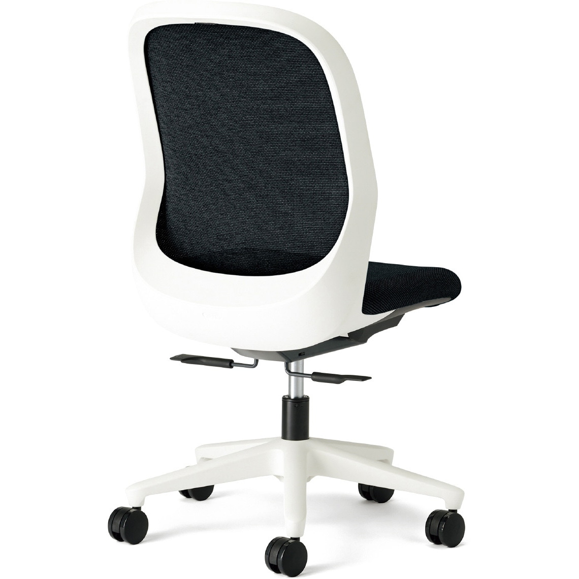KC-FT50MKL BK チェア Fita2 ホワイトフレーム 樹脂脚 プラス[家具] 肘なし   KC-FT50MKL BK