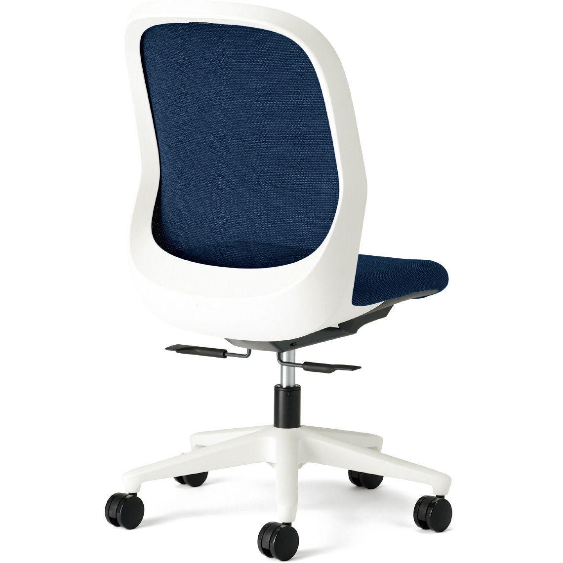 KC-FT50MKL DB チェア Fita2 ホワイトフレーム 樹脂脚 プラス[家具] 肘なし   KC-FT50MKL DB