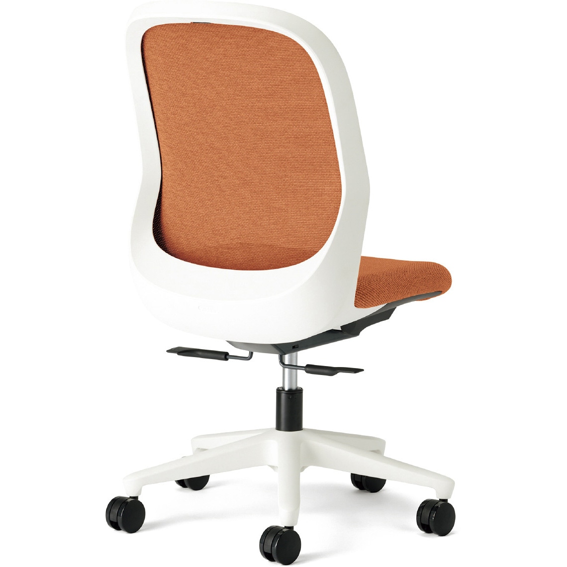 KC-FT50MKL OR チェア Fita2 ホワイトフレーム 樹脂脚 プラス[家具] 肘なし   KC-FT50MKL OR