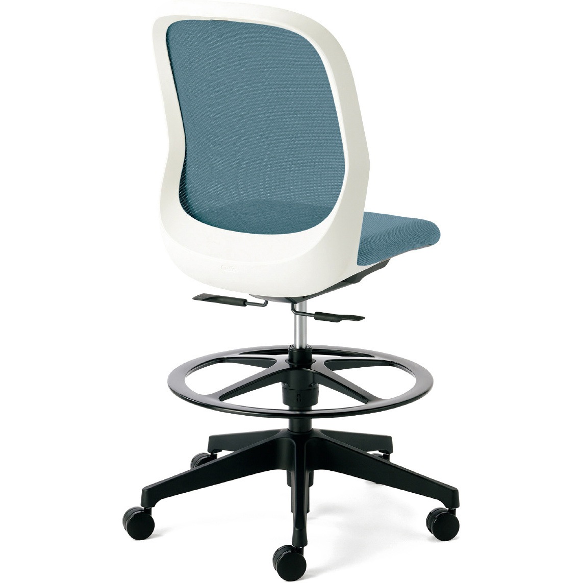 KC-FT55MKL BL チェア Fita2 ホワイトフレーム 樹脂脚 プラス[家具] 肘なし   KC-FT55MKL BL