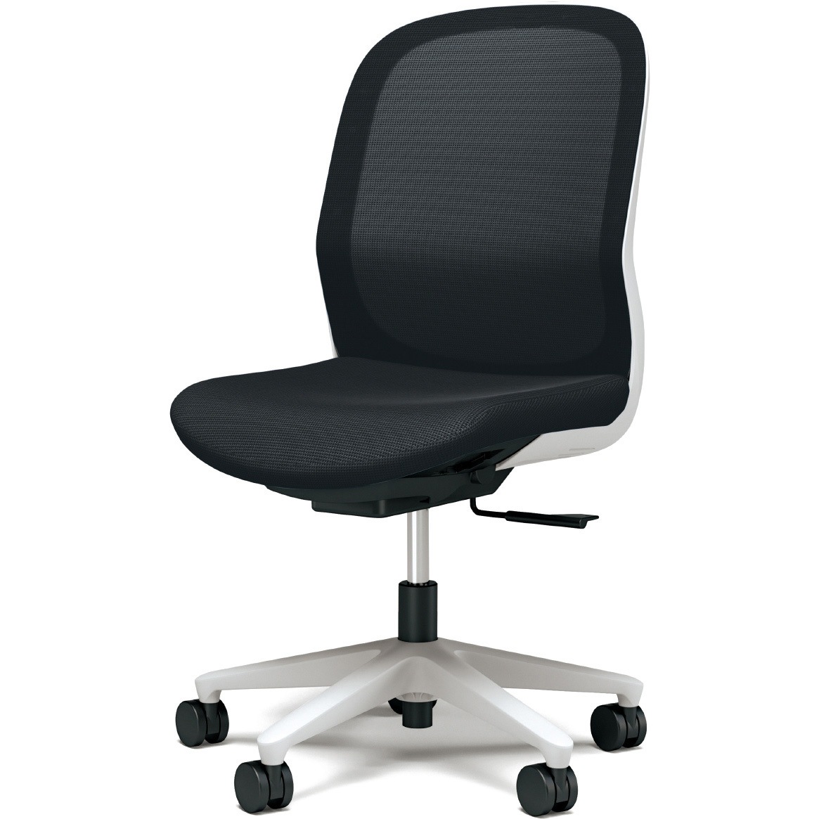 KC-FT00MKL BK チェア Fita2 ライトグレーフレーム 樹脂脚 プラス[家具] 肘なし   KC-FT00MKL BK