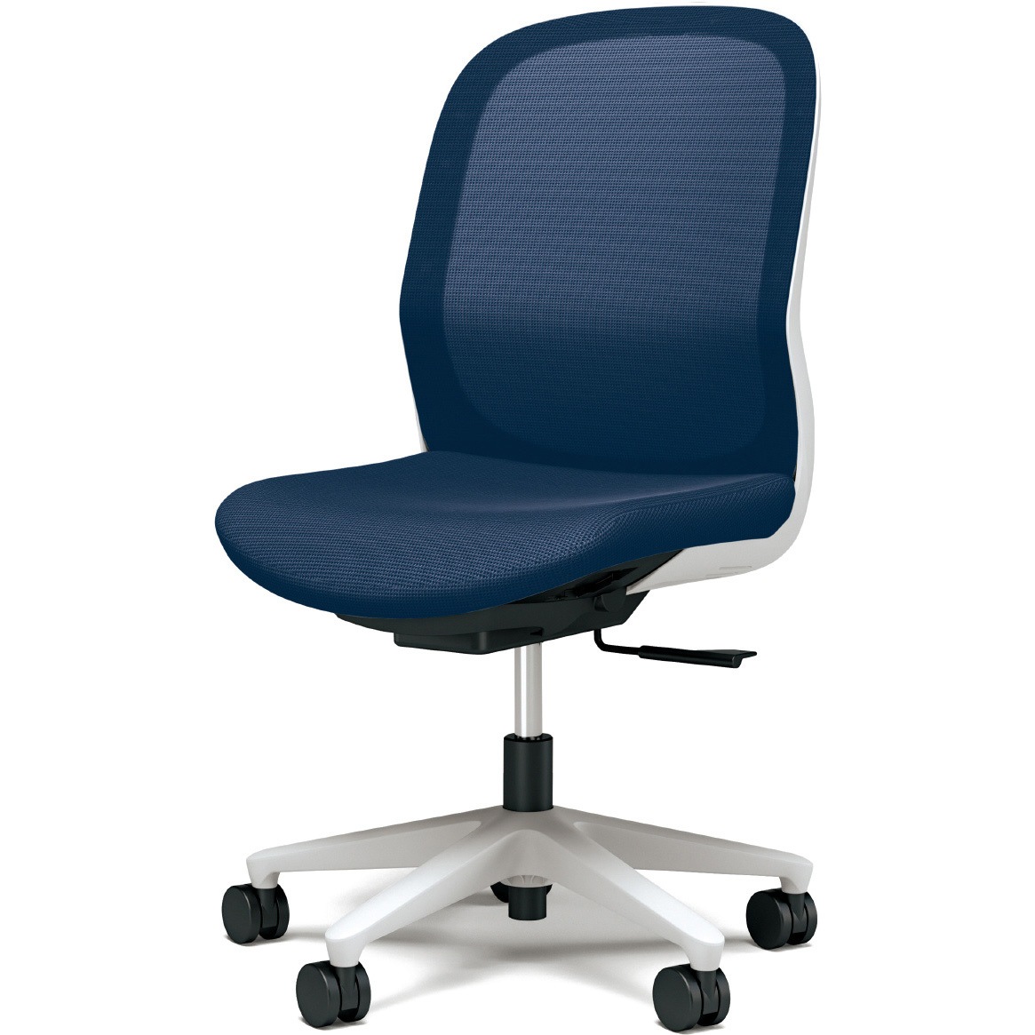 KC-FT00MKL DB チェア Fita2 ライトグレーフレーム 樹脂脚 プラス[家具] 肘なし   KC-FT00MKL DB