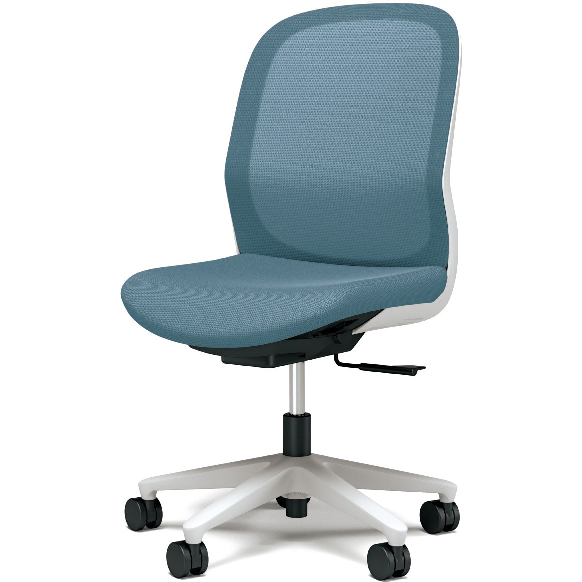 KC-FT00MKL BL チェア Fita2 ライトグレーフレーム 樹脂脚 プラス[家具] 肘なし   KC-FT00MKL BL