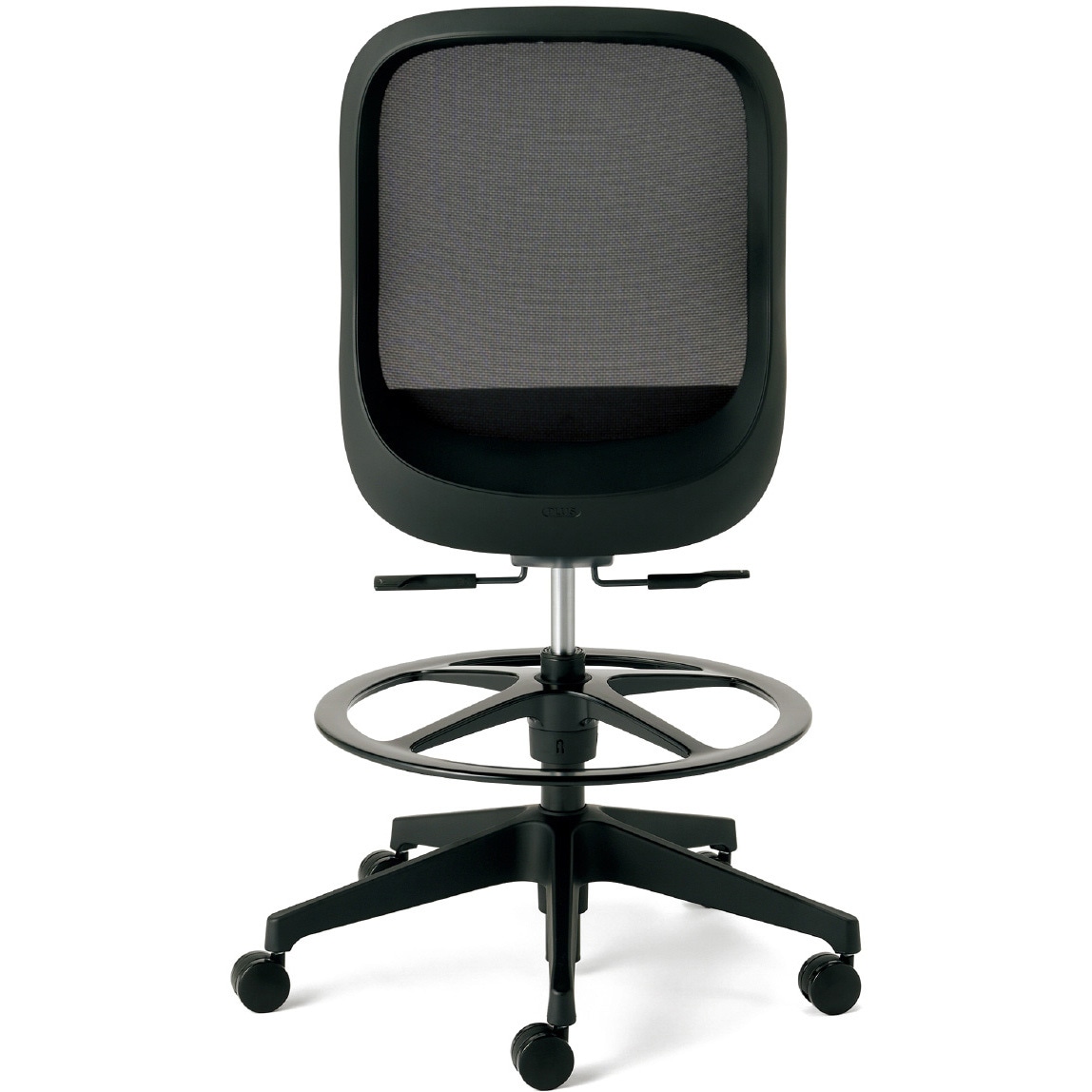 KC-FT65MKL BK チェア Fita2 ブラックフレーム 樹脂脚 プラス[家具] 肘なし   KC-FT65MKL BK