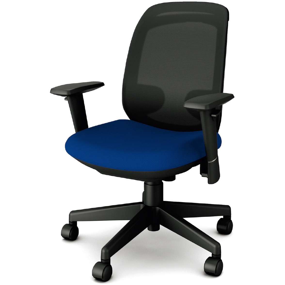 KD-CK60ML SDB チェア コプレ ブラックメッシュ(組立サービス付き) プラス[家具] 組立・設置・取付 アジャスト肘   KD-CK60ML SDB