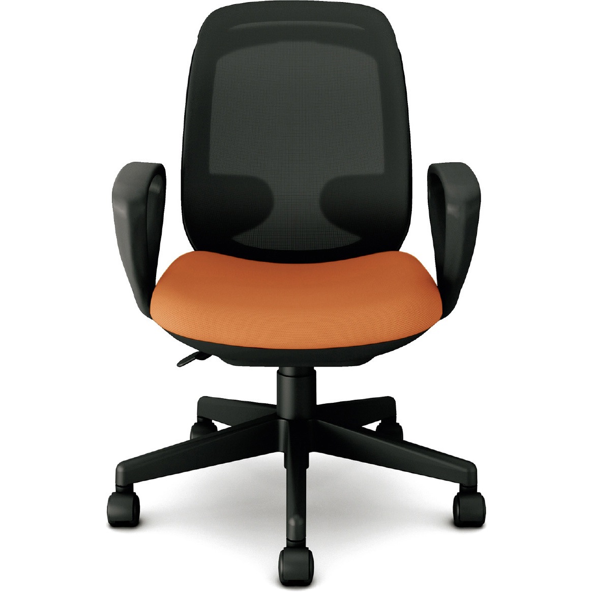 KB-CK60ML BOR チェア コプレ ブラックメッシュ(組立サービスなし) プラス[家具] ループ肘(固定)   KB-CK60ML BOR