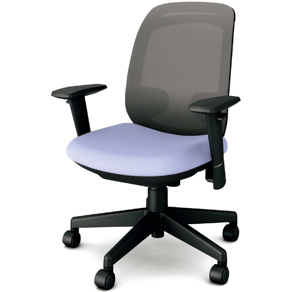 KD-CK61ML LAB チェア コプレ グレーメッシュ(組立サービスなし) プラス[家具] アジャスト肘   KD-CK61ML LAB