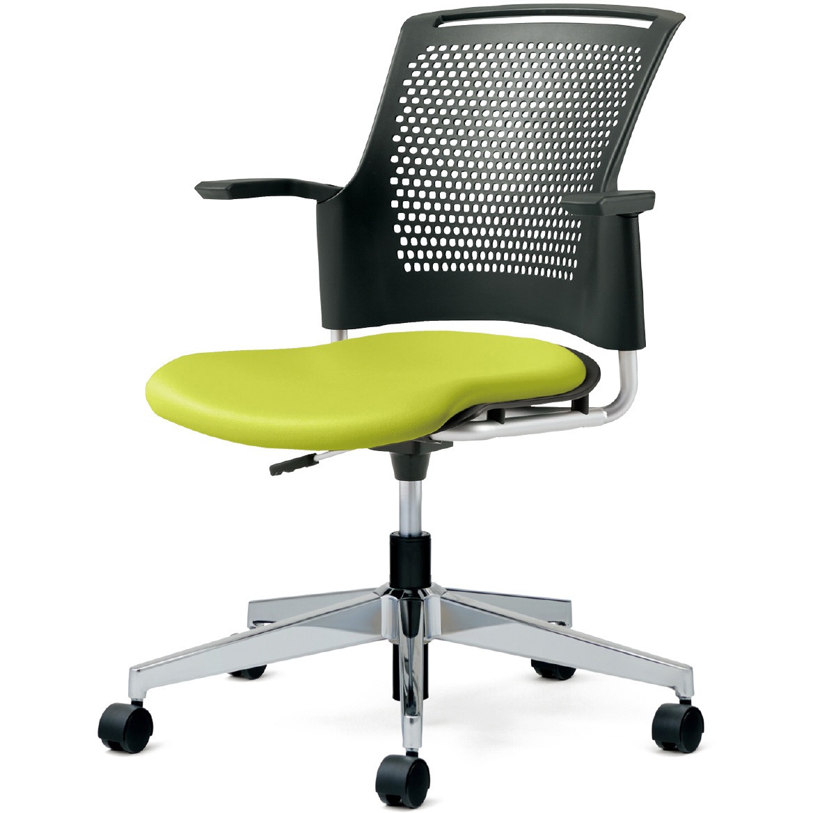 MB-W65NHL-N YG チェア チェダーC ビニルレザー張り 回転脚 背ヌード 肘付 1台 プラス[家具] 【通販モノタロウ】 37,037円