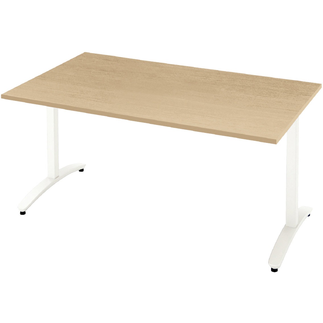 NN-1509TARV SW/W4 会議テーブル ロンナ 抗ウイルス天板 T字脚アジャスタータイプ 長方形(組立サービス付き) 1台 プラス[家具] 【通販モノタロウ】