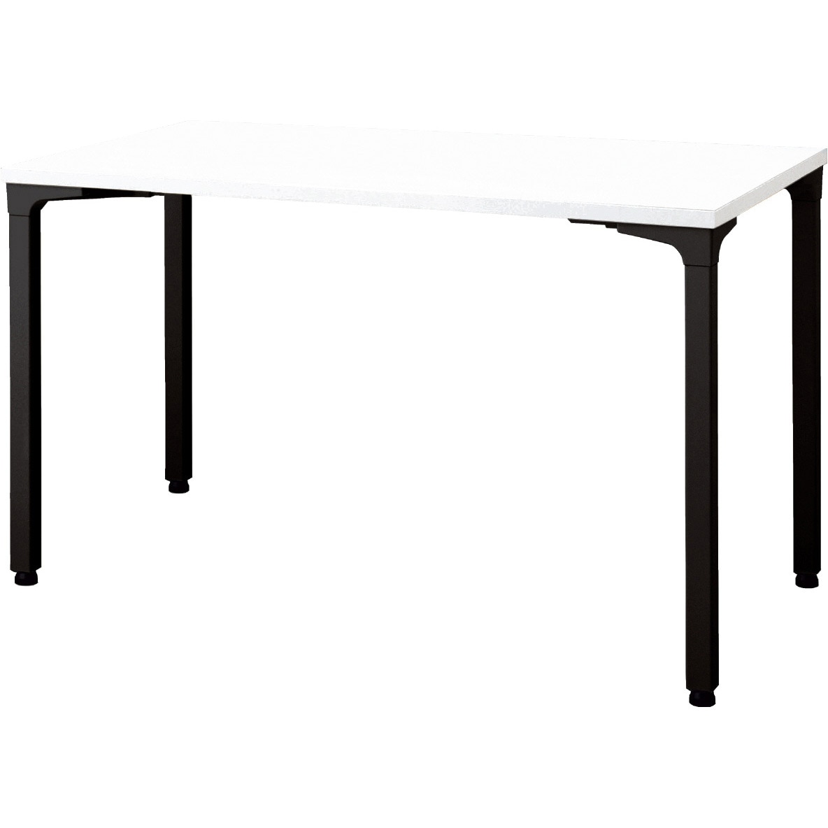 NN-1207PARV WV/BK 会議テーブル ロンナ 抗ウイルス天板 4本脚アジャスタータイプ 長方形(組立サービス付き) 1台 プラス[家具] 【通販モノタロウ】