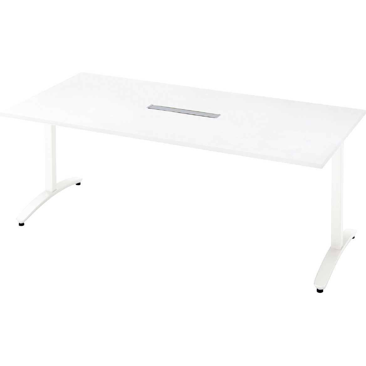 NN-1809TARH W4/W4 会議テーブル ロンナ T字脚アジャスタータイプ 配線口あり 長方形(組立サービス付き) プラス[家具] 組立・設置・取付 奥行900mm 71,390円