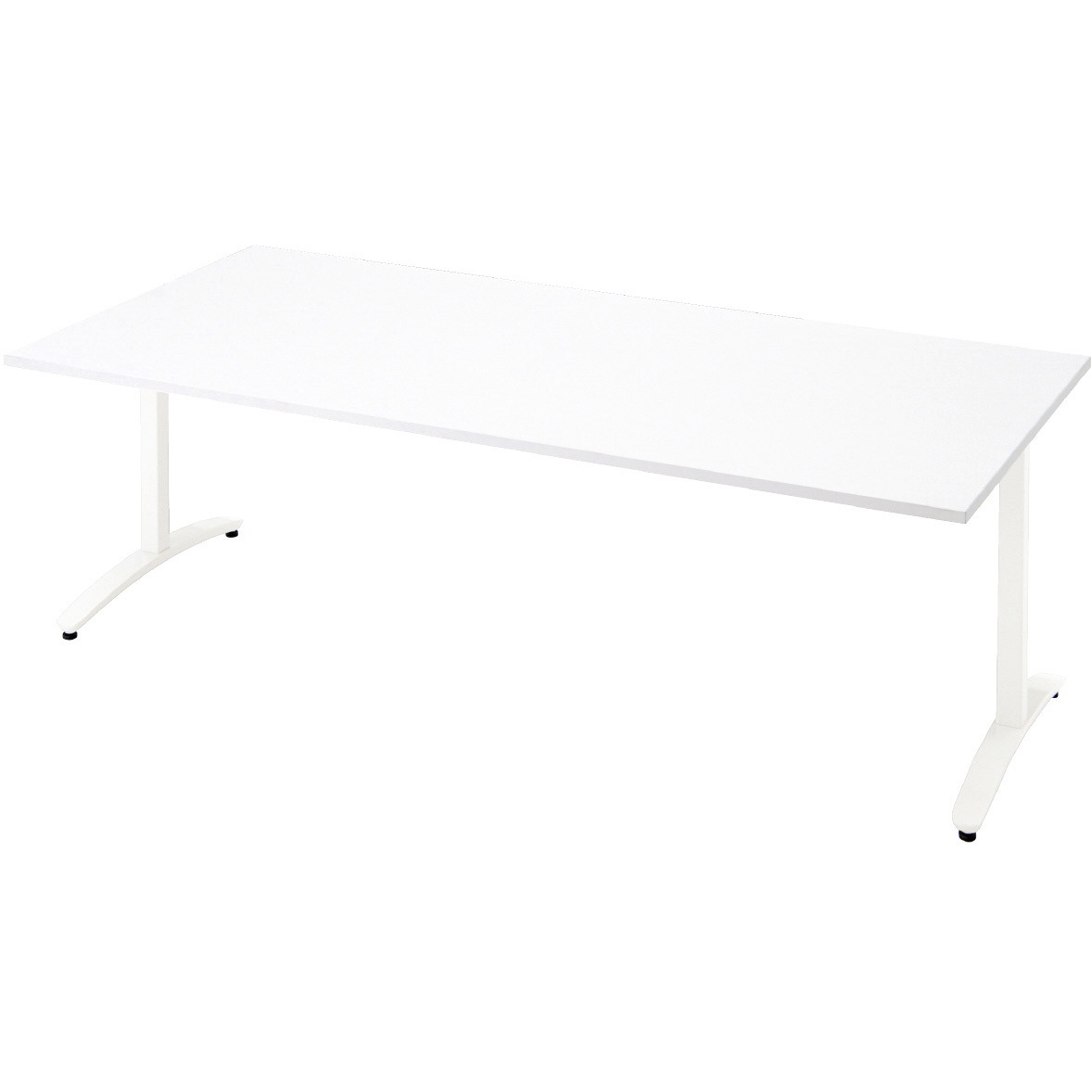 NN-2110TAR W4/W4 会議テーブル ロンナ T字脚アジャスタータイプ 配線口なし 長方形(組立サービス付き) プラス[家具] 組立・設置・取付 奥行1000mm