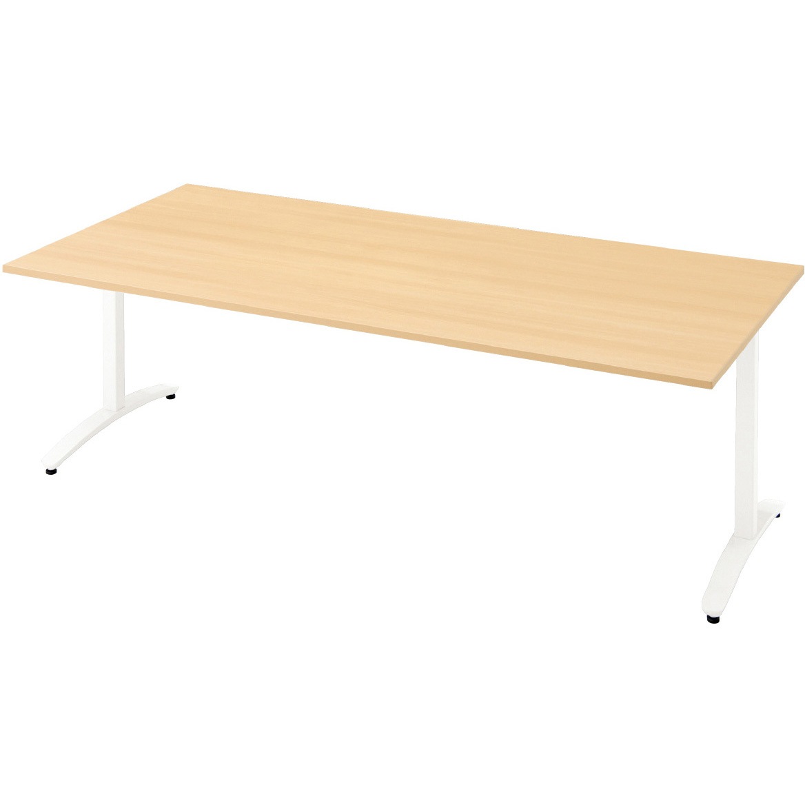 NN-2110TAR WM/W4 会議テーブル ロンナ T字脚アジャスタータイプ 配線口なし 長方形(組立サービス付き) プラス[家具] 組立・設置・取付 奥行1000mm