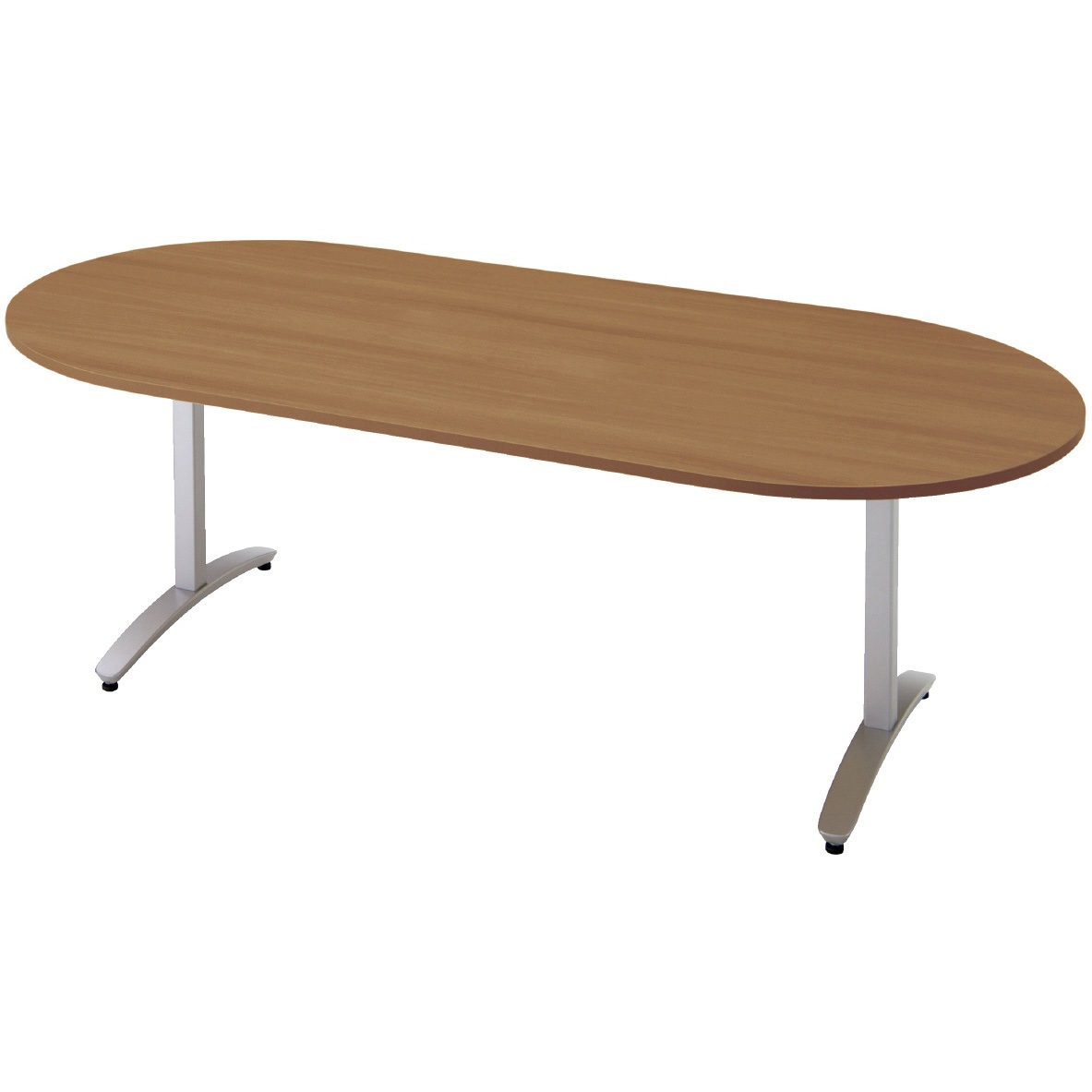 NN-2110TAO T2/M4 会議テーブル ロンナ T字脚アジャスタータイプ 配線口なし 長円形(組立サービス付き) プラス[家具] 組立・設置・取付 奥行1000mm 71,390円
