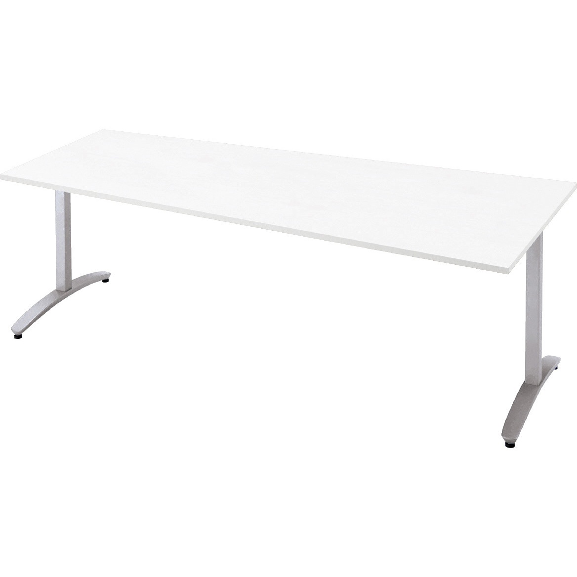 NN-2110TAD W4/M4 会議テーブル ロンナ T字脚アジャスタータイプ 配線口なし 長台形(組立サービス付き) プラス[家具] 組立・設置・取付 奥行1000mm