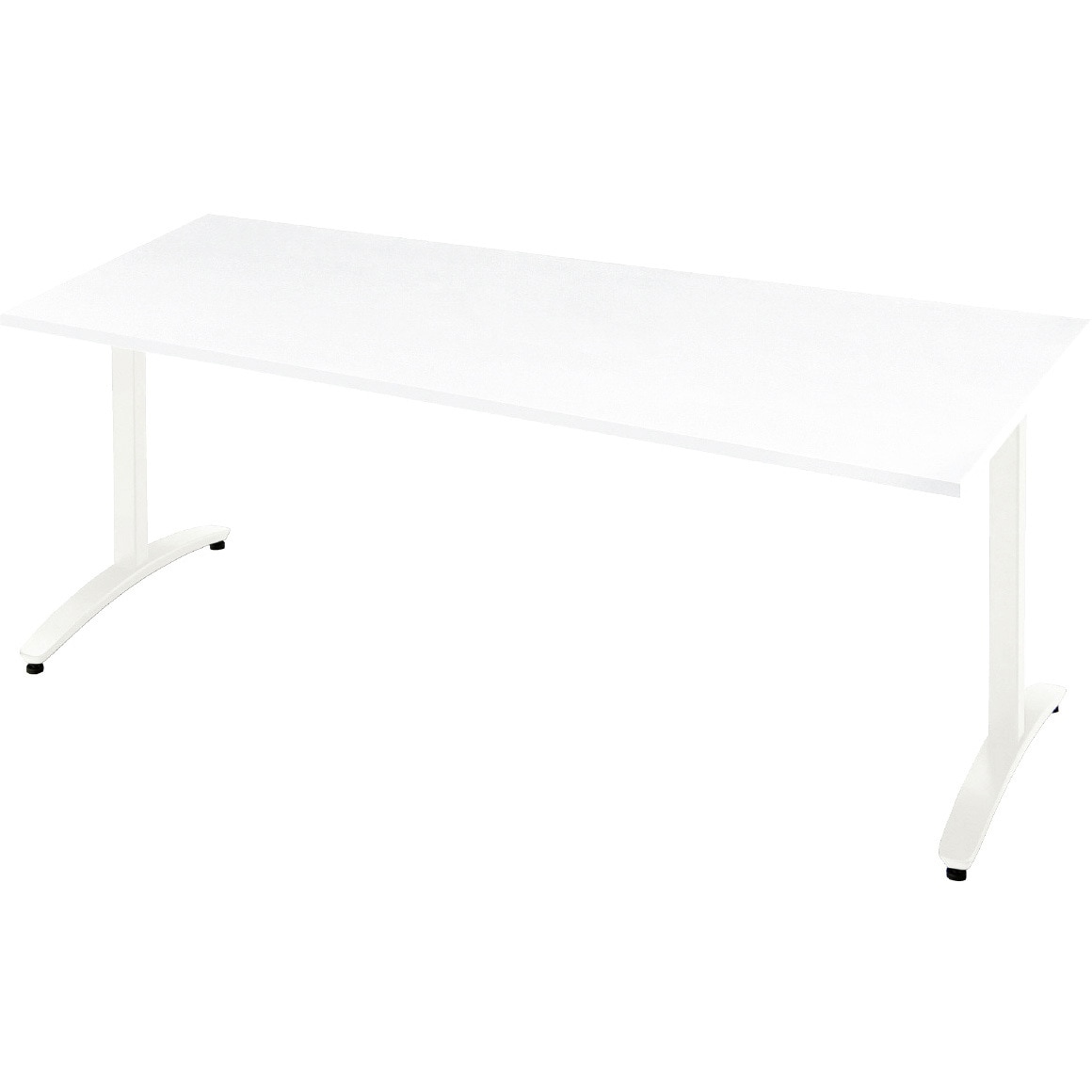 NN-1809TAD W4/W4 会議テーブル ロンナ T字脚アジャスタータイプ 配線口なし 長台形(組立サービス付き) プラス[家具] 組立・設置・取付 奥行900mm