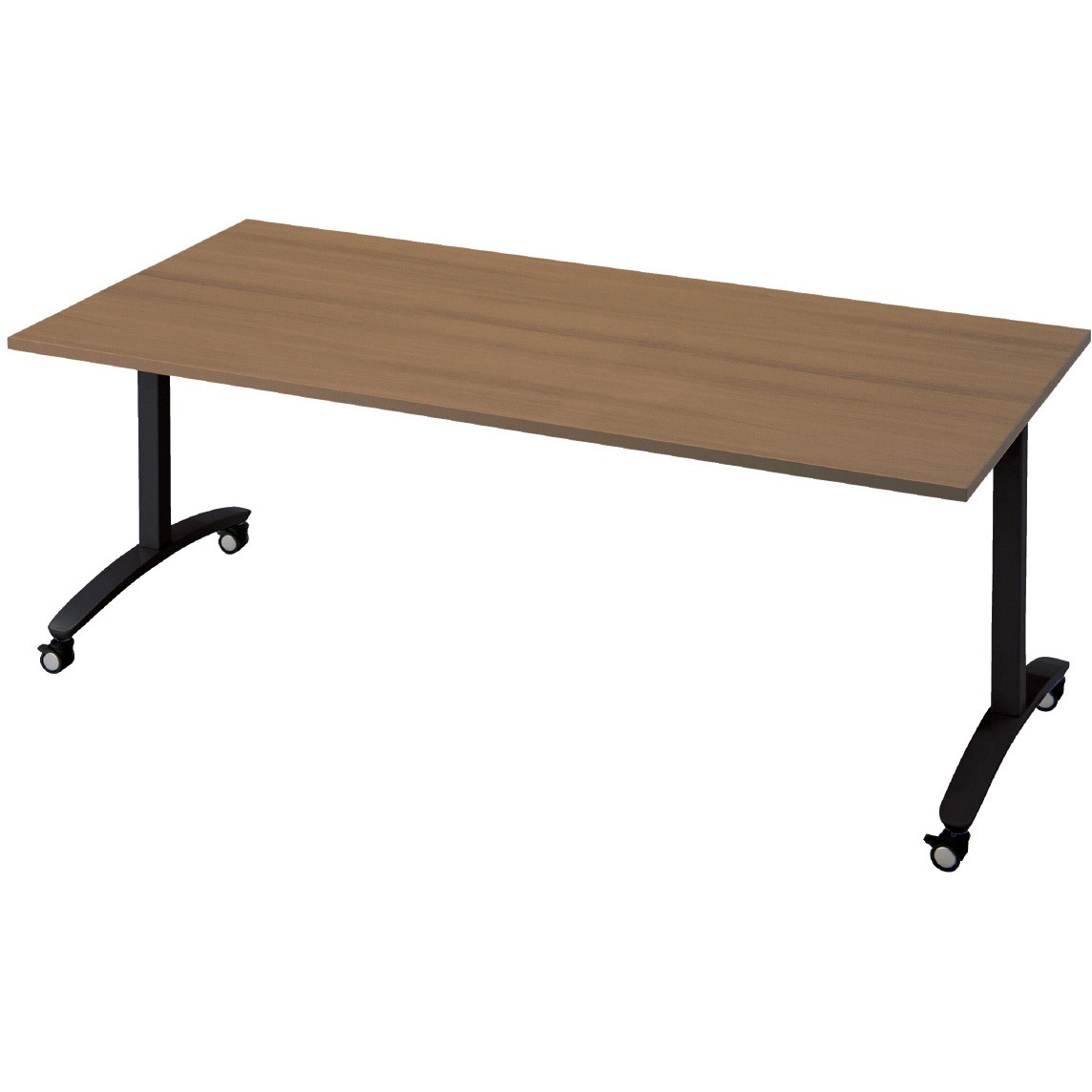 NN-1809TKR PW/BK 会議テーブル ロンナ T字脚キャスタータイプ 長方形(組立サービス付き) プラス[家具] 組立・設置・取付 奥行900mm 76,890円