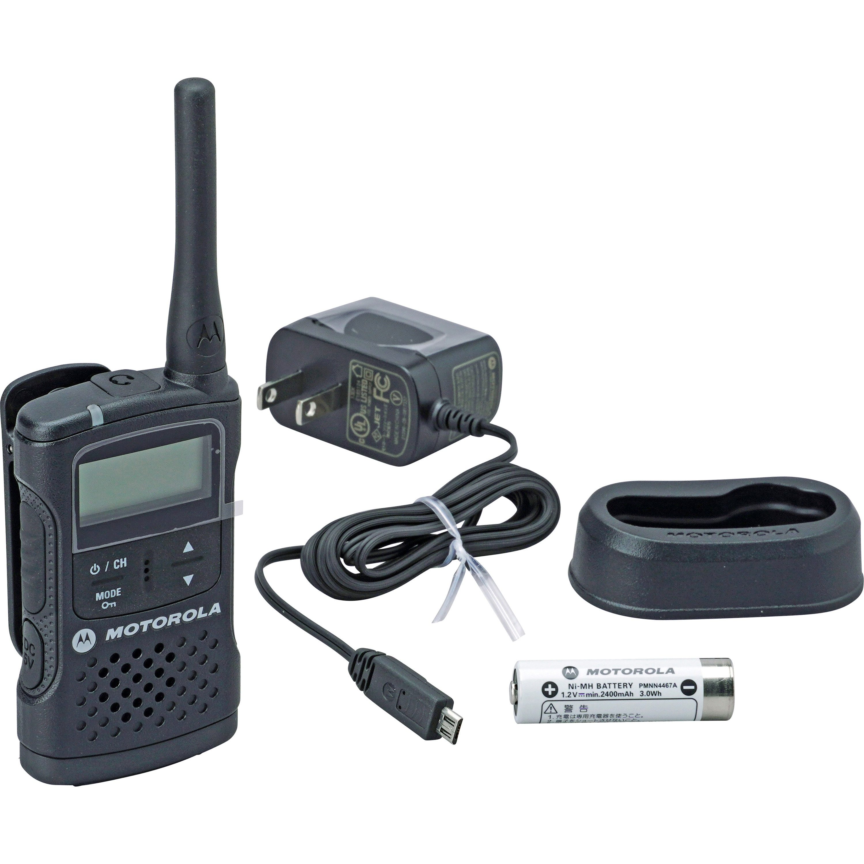 モトローラ　CL08 トランシーバー　イヤホン・充電器付きフルセット CL08(MOTOROLA) - 無線機・トランシーバー・インカムのジャパン