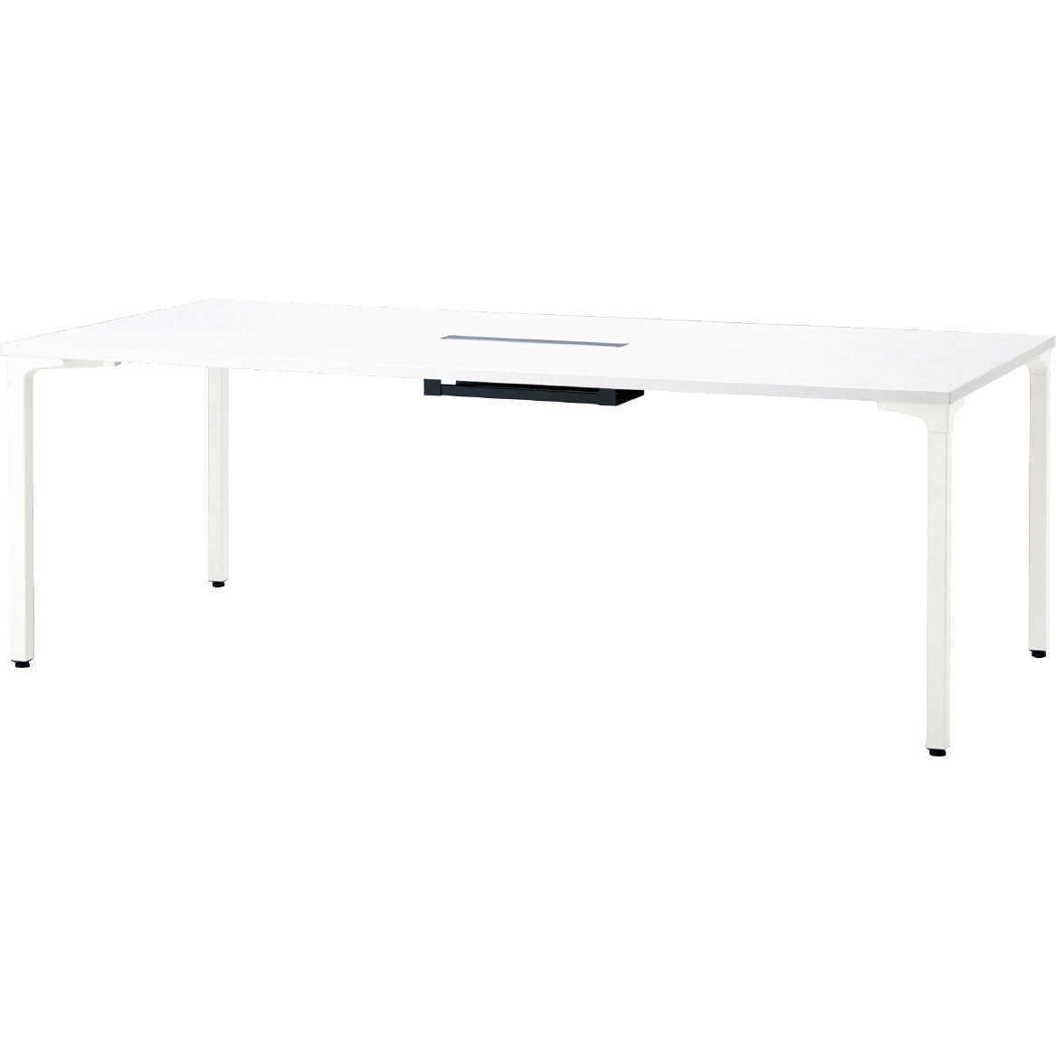 NN-2110PARH W4/W4 会議テーブル ロンナ 4本脚アジャスタータイプ 配線口あり 長方形(組立サービス付き) プラス[家具] 組立・設置・取付 奥行1000mm