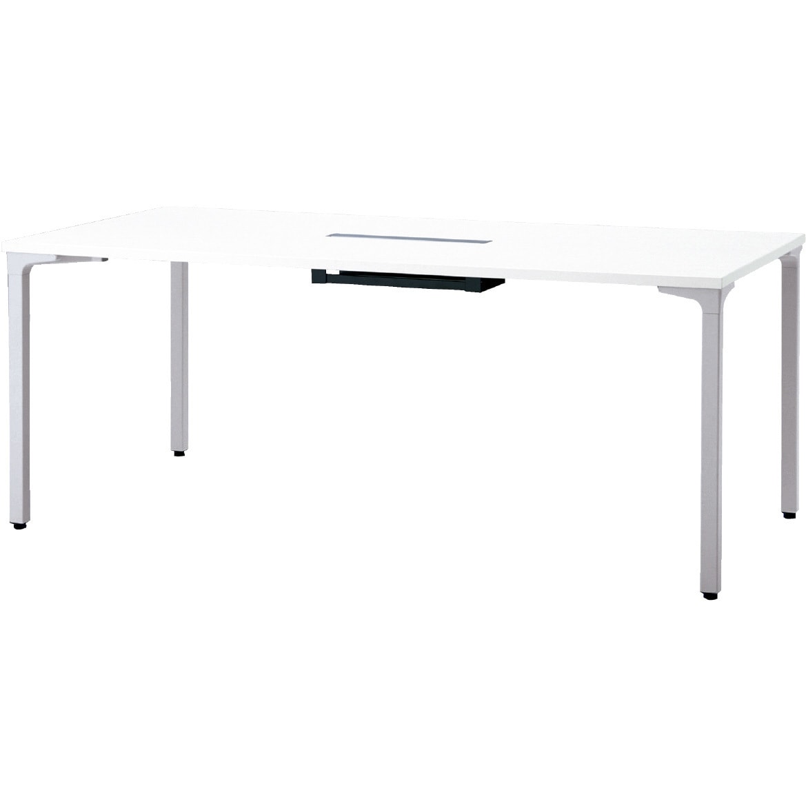 NN-1809PARH W4/M4 会議テーブル ロンナ 4本脚アジャスタータイプ 配線口あり 長方形(組立サービス付き) プラス[家具] 組立・設置・取付 奥行900mm