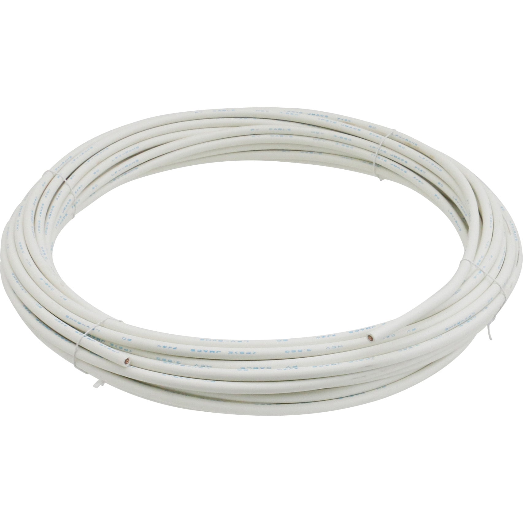 PV-HCV/W-3.5SQ ソーラーケーブル JMACS(日本電線工業) 3.5mm<sup>2</sup> 白色 全長20m導体外径2.4mm 1本