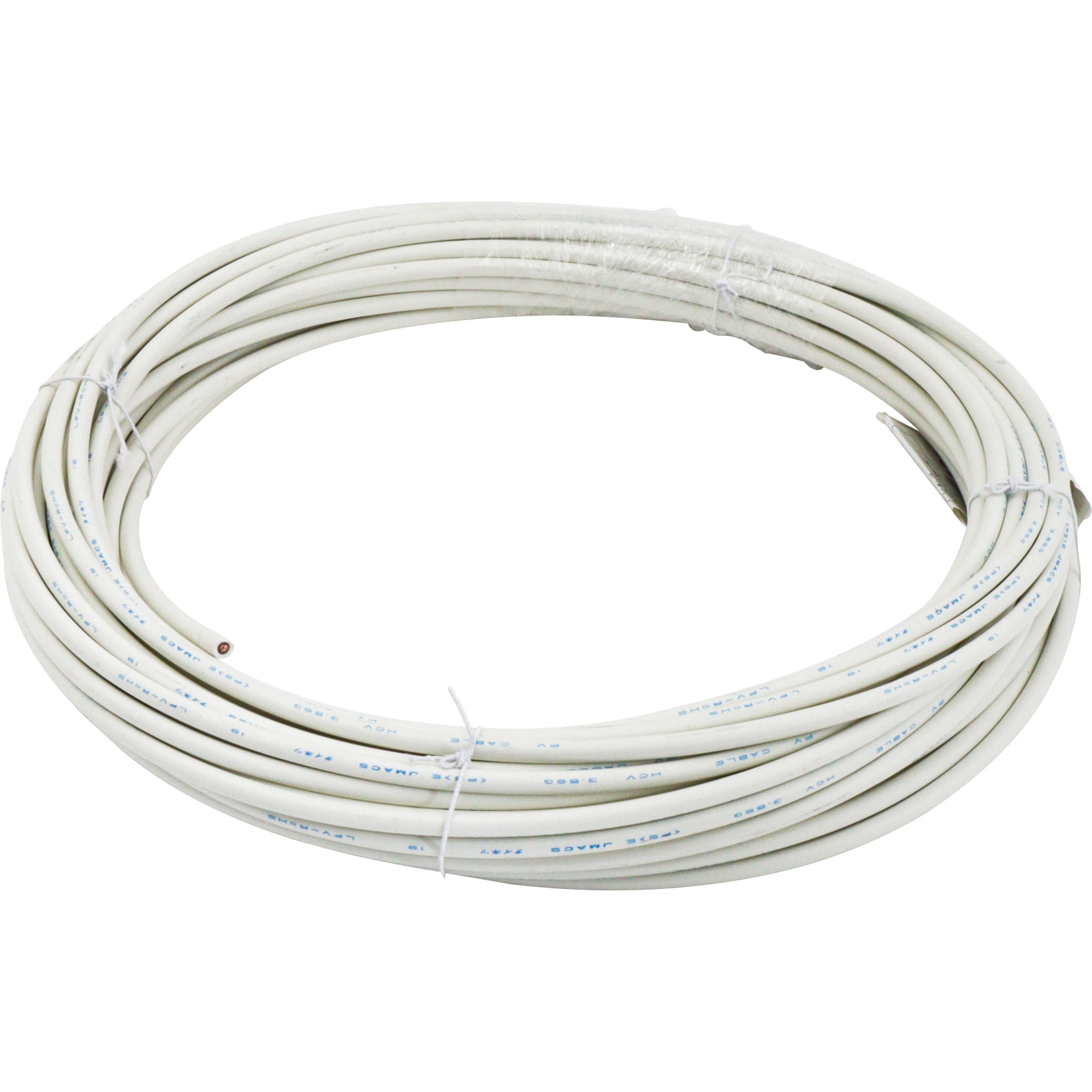 PV-HCV/W-3.5SQ ソーラーケーブル JMACS(日本電線工業) 3.5mm<sup>2</sup> 白色 全長25m導体外径2.4mm 1本