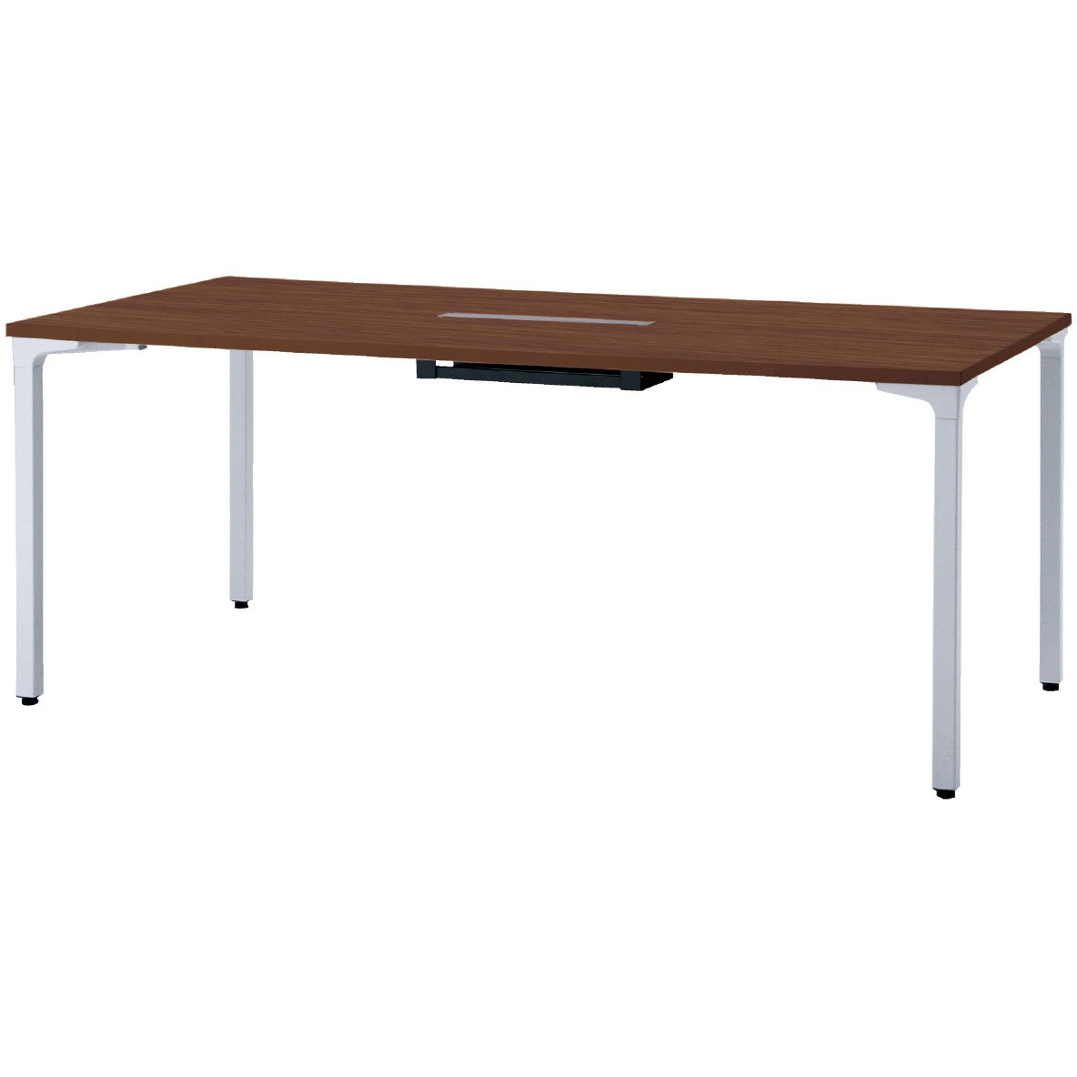 NN-1809PARH LM/M4 会議テーブル ロンナ 4本脚アジャスタータイプ 配線口あり 長方形(組立サービス付き) プラス[家具] 組立・設置・取付 奥行900mm