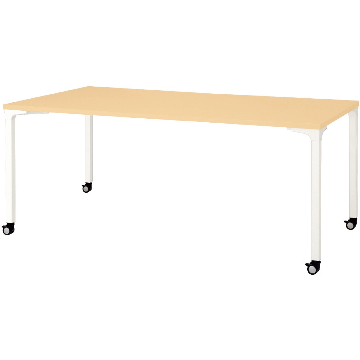 NN-1809PKR WM/W4 会議テーブル ロンナ 4本脚キャスタータイプ 長方形(組立サービス付き) プラス[家具] 組立・設置・取付 奥行900mm 58,188円