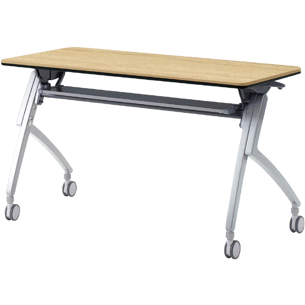 XT-420 LW 会議テーブル ルアルコ 幕板なし・配線口なし・棚板付(組立サービスなし) プラス[家具] 奥行600mm  XT-420 LW