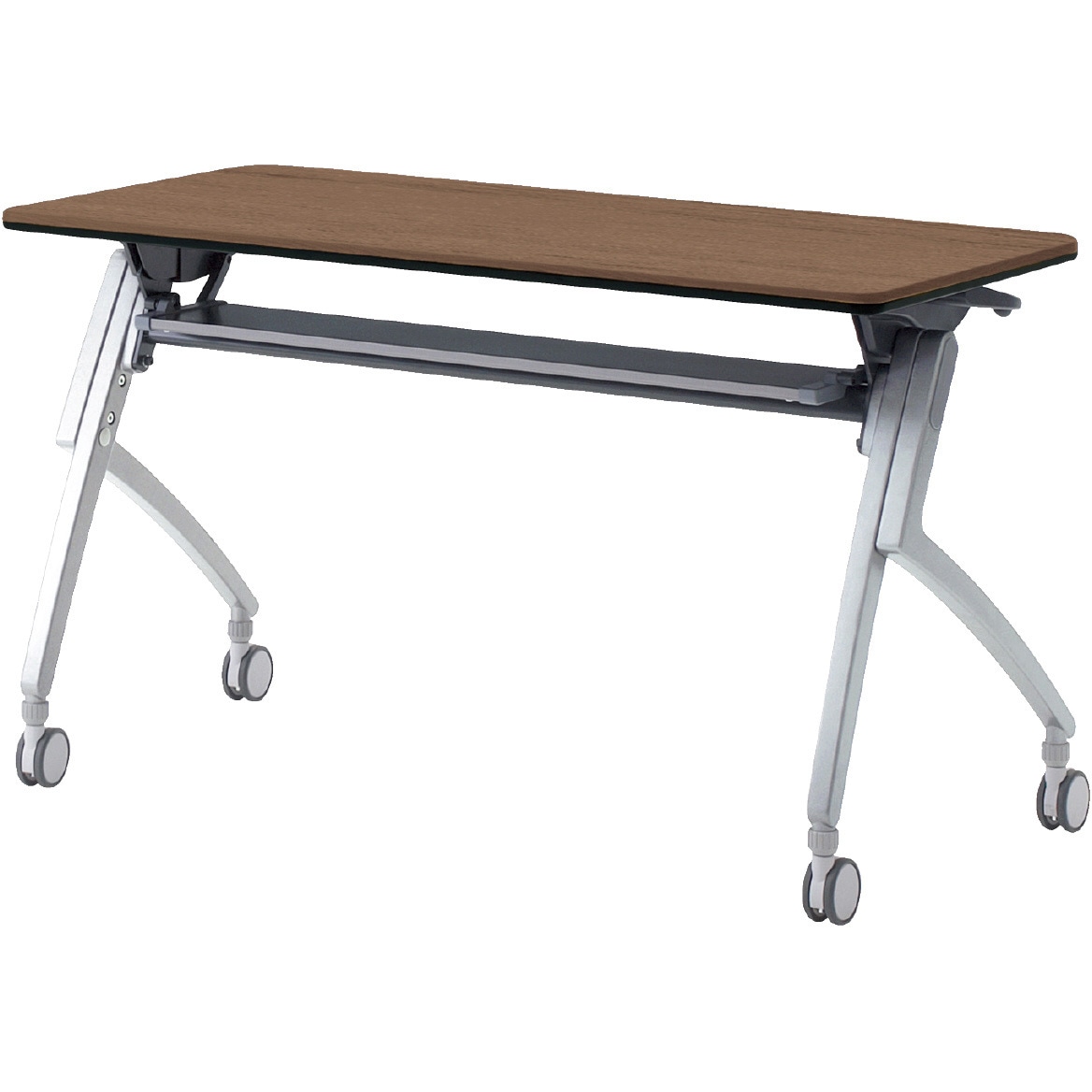 XT-415 PW 会議テーブル ルアルコ 幕板なし・配線口なし・棚板付(組立サービスなし) プラス[家具] 奥行450mm  XT-415 PW 59,988円