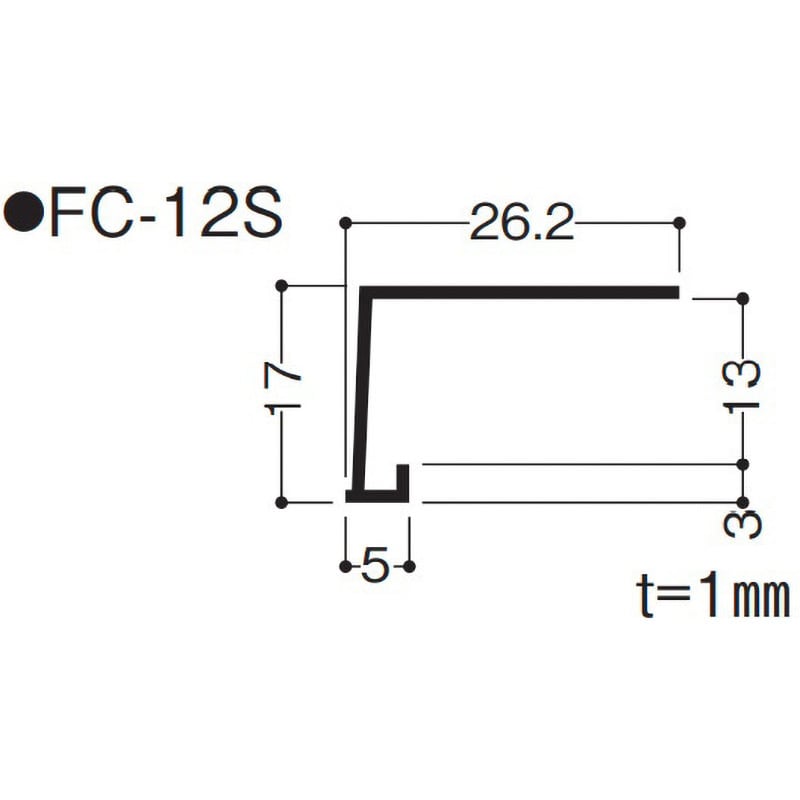 FC12S F見切 フクビ化学 1箱(100個) FC12S - 【通販モノタロウ】