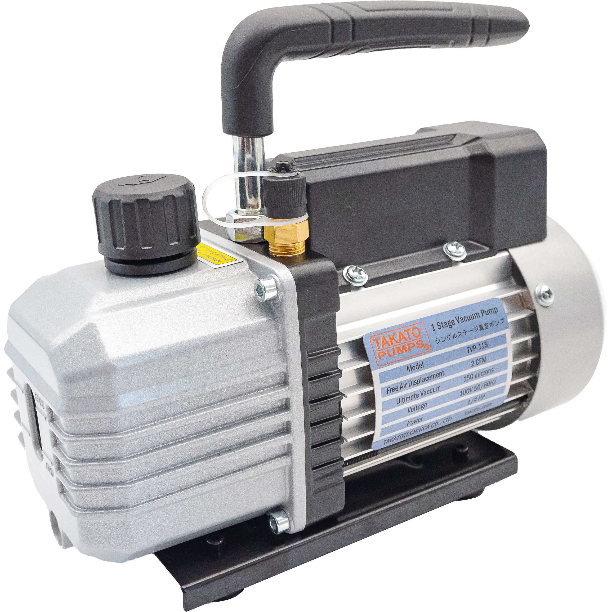 TVP-115 シングルステージ真空ポンプ 1台 タカトテクニカ 【通販モノタロウ】