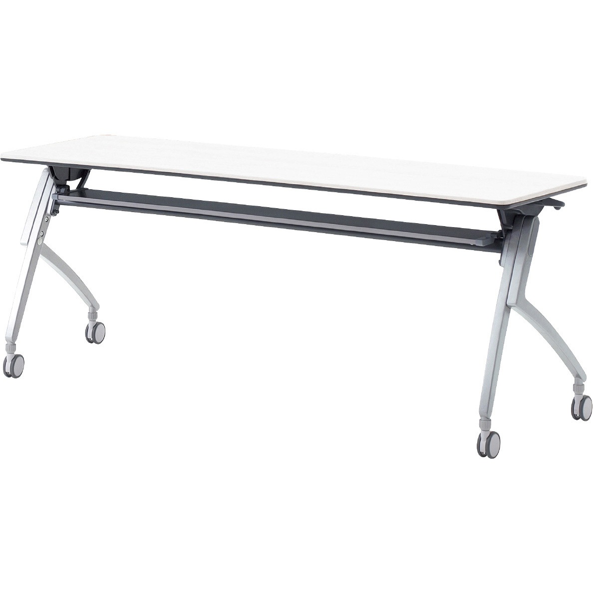 XT-620 WS 会議テーブル ルアルコ 幕板なし・配線口なし・棚板付(組立サービスなし) プラス[家具] 奥行600mm  XT-620 WS 59,988円