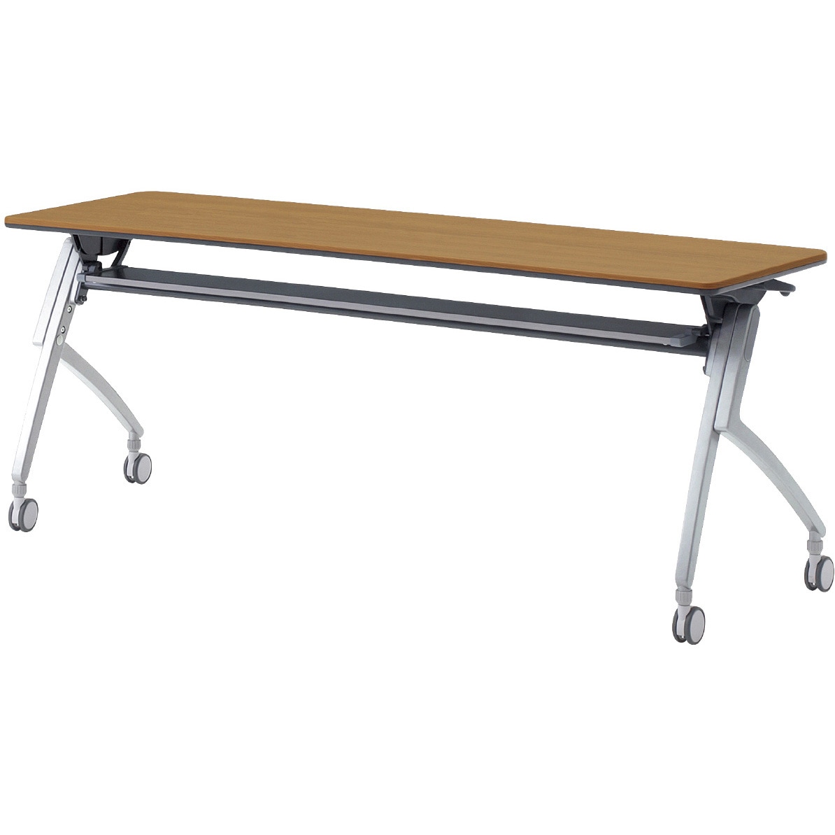 XT-620 T2 会議テーブル ルアルコ 幕板なし・配線口なし・棚板付(組立サービスなし) プラス[家具] 奥行600mm  XT-620 T2