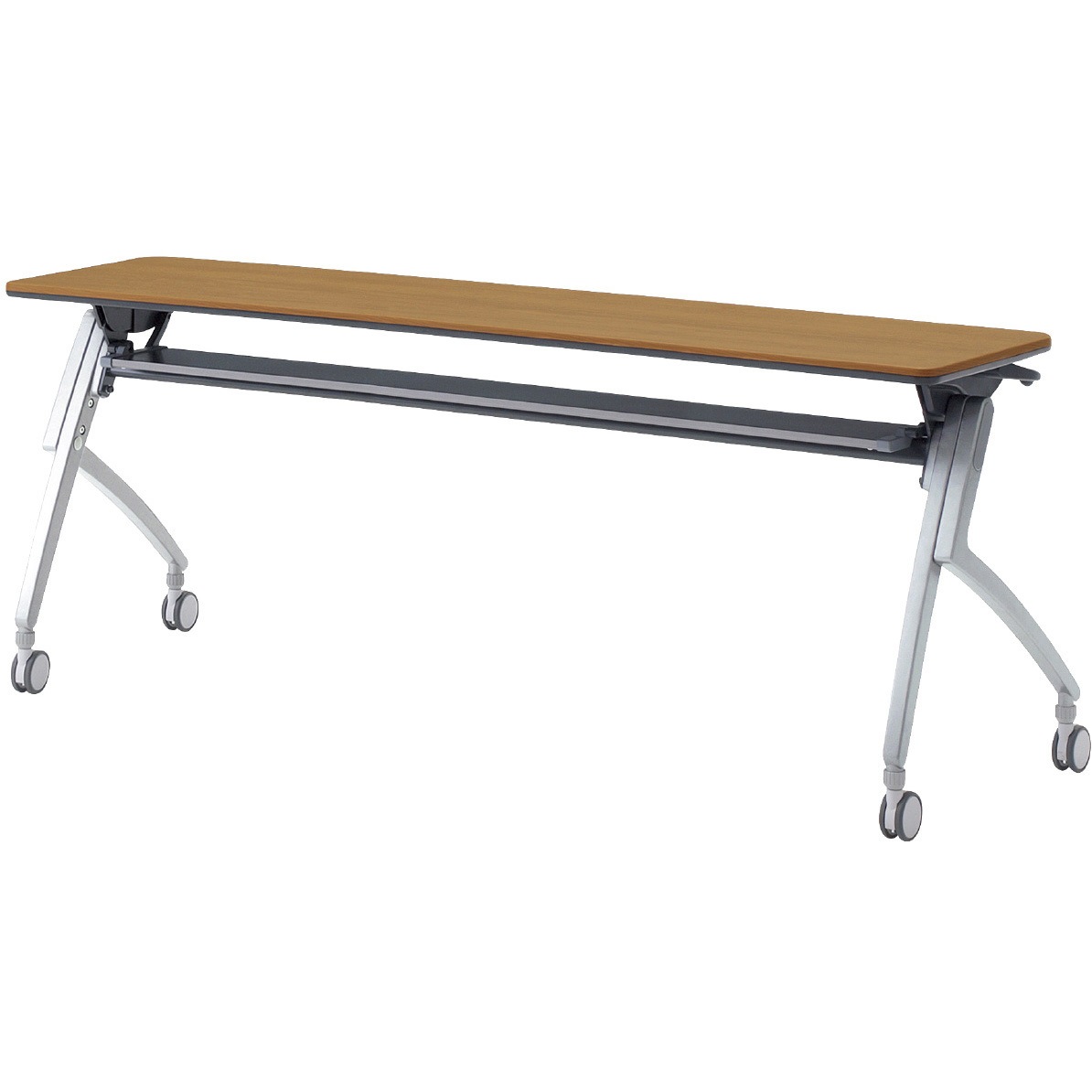 XT-615 T2 会議テーブル ルアルコ 幕板なし・配線口なし・棚板付(組立サービスなし) プラス[家具] 奥行450mm  XT-615 T2