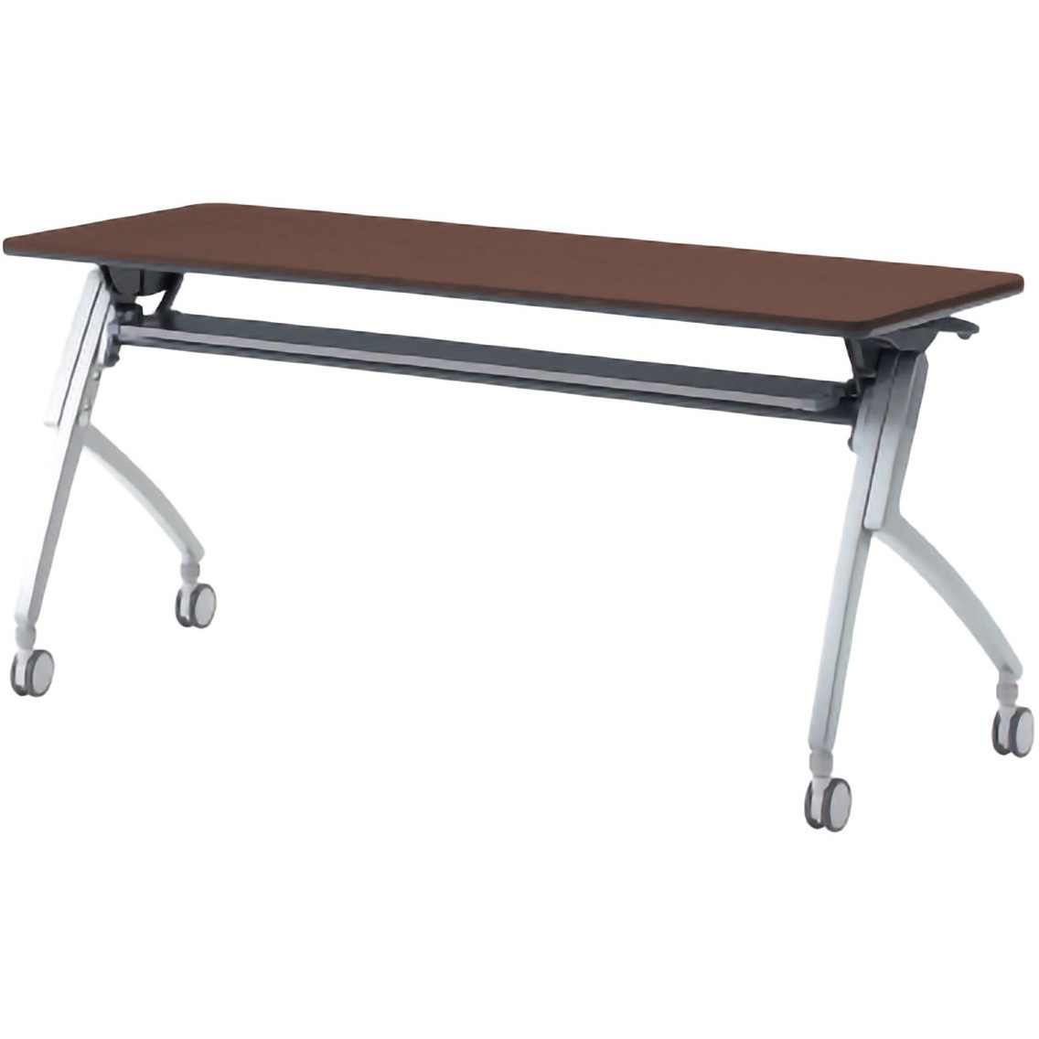 XT-520 LM 会議テーブル ルアルコ 幕板なし・配線口なし・棚板付(組立サービスなし) プラス[家具] 奥行600mm  XT-520 LM