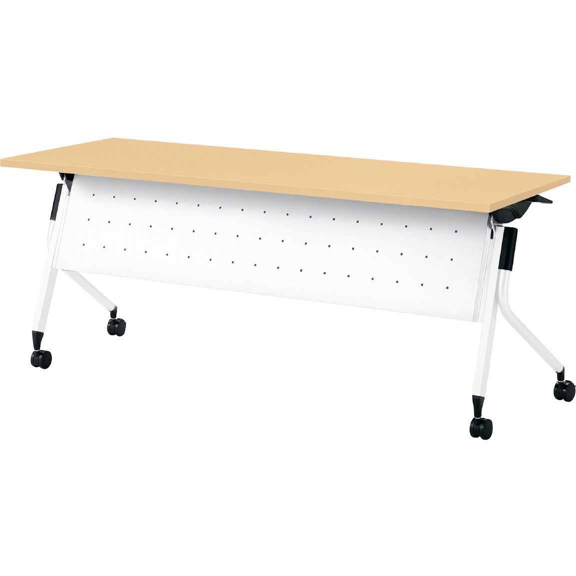 LD3-615M WM/W4 会議テーブル リネロ3 幕板付・棚板付(組立サービスなし) プラス[家具] 奥行450mm 42,237円