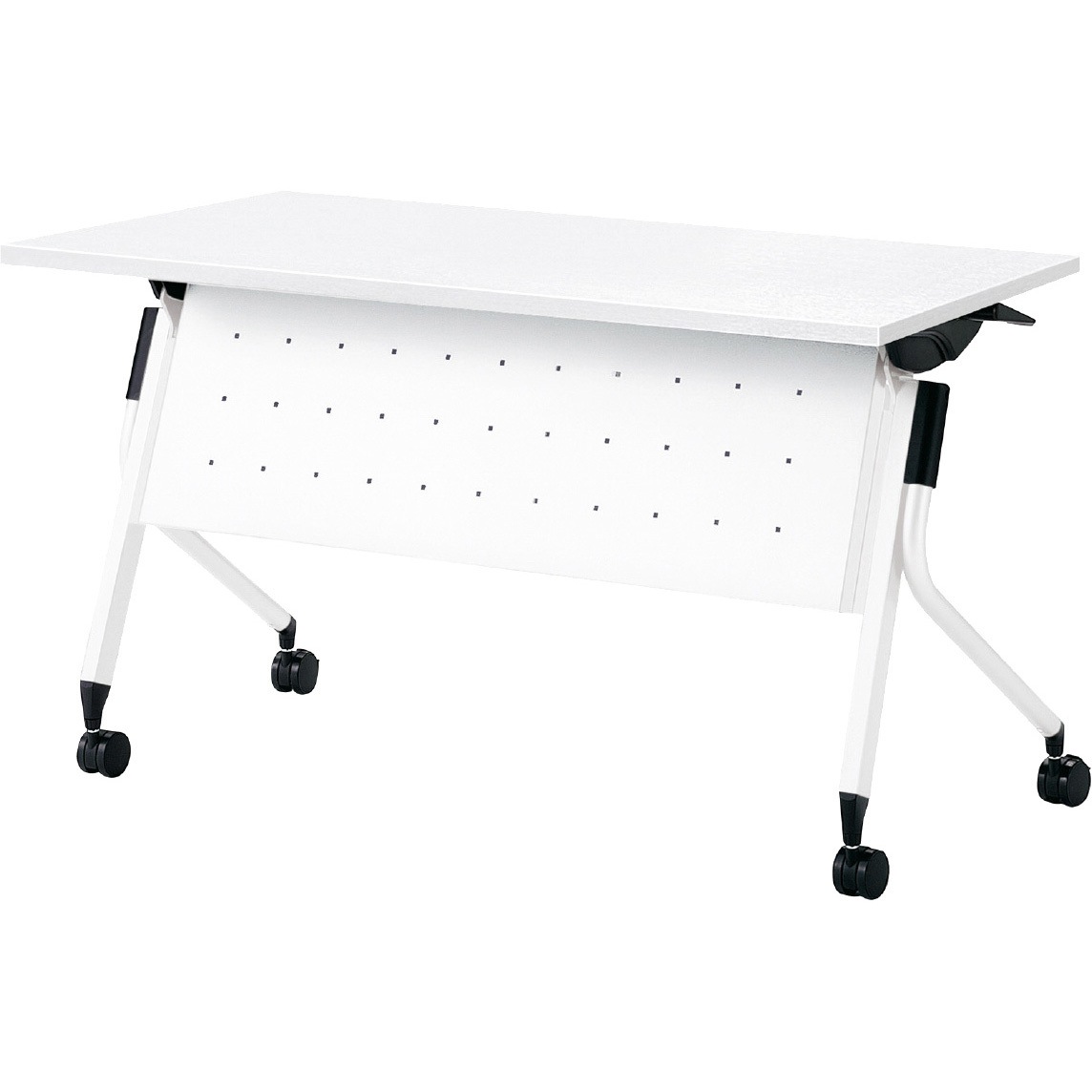 LD3-415MTN WS/W4 会議テーブル リネロ3 幕板付・棚板なし(組立サービス付き) プラス[家具] 組立・設置・取付 奥行450mm