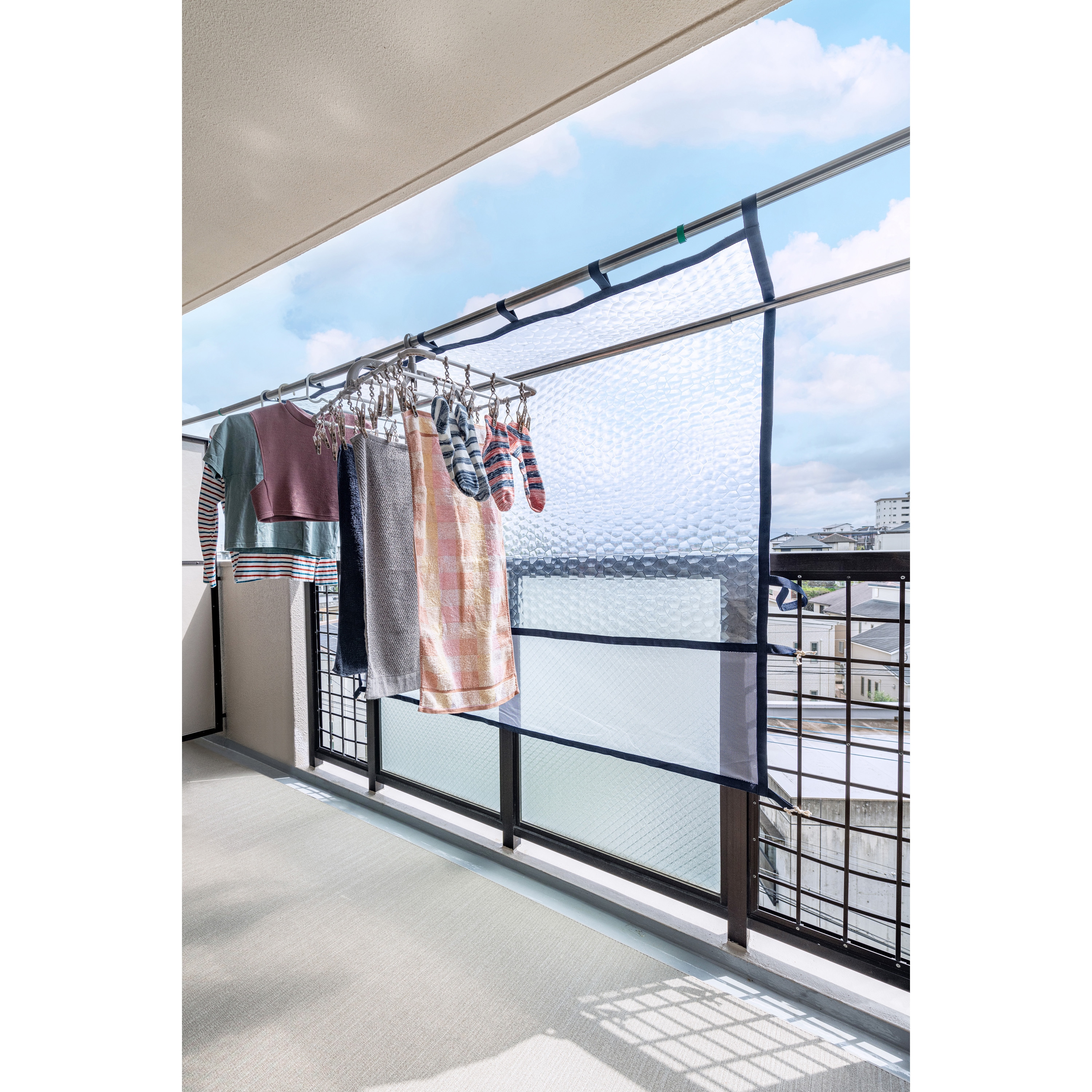 QT-192 ベランダカーテン 1枚 ヒラカワ 【通販モノタロウ】